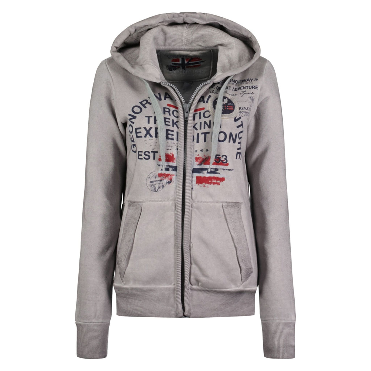 Geographical Norway Gergen Women - Zip sweatshirt - Geographical Norway GERGEN_LADY_GRIS_CLAIR_SDB-GERGEN_LADY_GRIS_CLAIR_M_SDB-GERGEN_LADY_GRIS_CLAIR_L_SDB-GERGEN_LADY_GRIS_CLAIR_XL_SDB-GERGEN_LADY_GRIS_CLAIR_XXL_SDB-GERGEN_LADY_MARINE_SDB-GERGEN_LADY_MARINE_M_SDB-GERGEN_LADY_MARINE_L_SDB-GERGEN_LADY_MARINE_XL_SDB-GERGEN_LADY_MARINE_XXL_SDB