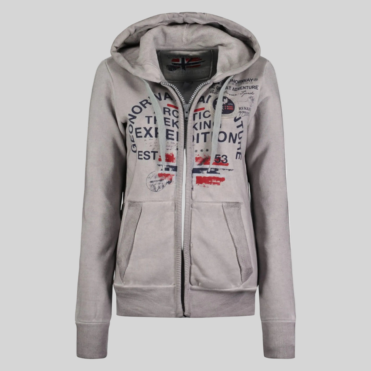 Geographical Norway Gergen Donna - Felpa con zip - Geographical Norway GERGEN_LADY_GRIS_CLAIR_SDB-GERGEN_LADY_GRIS_CLAIR_M_SDB-GERGEN_LADY_GRIS_CLAIR_L_SDB-GERGEN_LADY_LIGHT_GREY_XL_SDB-GERGEN_LADY_LIGHT_GREY_XXL_SDB-GERGEN_LADY_MARINE_SDB-GERGEN_LADY_MARINE_M_SDB-GERGEN_LADY_MARINE_L_SDB-GERGEN_LADY_MARINE_XL_SDB-GERGEN_LADY_MARINE_XXL_SDB