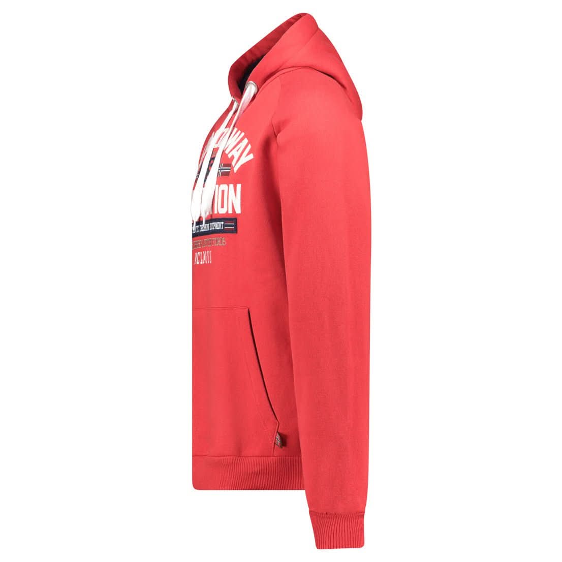 Geographical Norway GERMANITO - Men's Hoodie with Print and Flag - Geographical Norway GERMANITO_MEN_NOIR_S_SDB-GERMANITO_MEN_NOIR_M_SDB-GERMANITO_MEN_MARINE_M_SDB-GERMANITO_MEN_MARINE_S_SDB-GERMANITO_MEN_ROUGE_S_SDB-GERMANITO_MEN_KAKI_M_SDB-GERMANITO_MEN_KAKI_S_SDB-GERMANITO_MEN_ROUGE_M_SDB-GERMANITO_MEN_GRIS_CLAIR_M_SDB-GERMANITO_MEN_GRIS_CLAIR_S_SDB