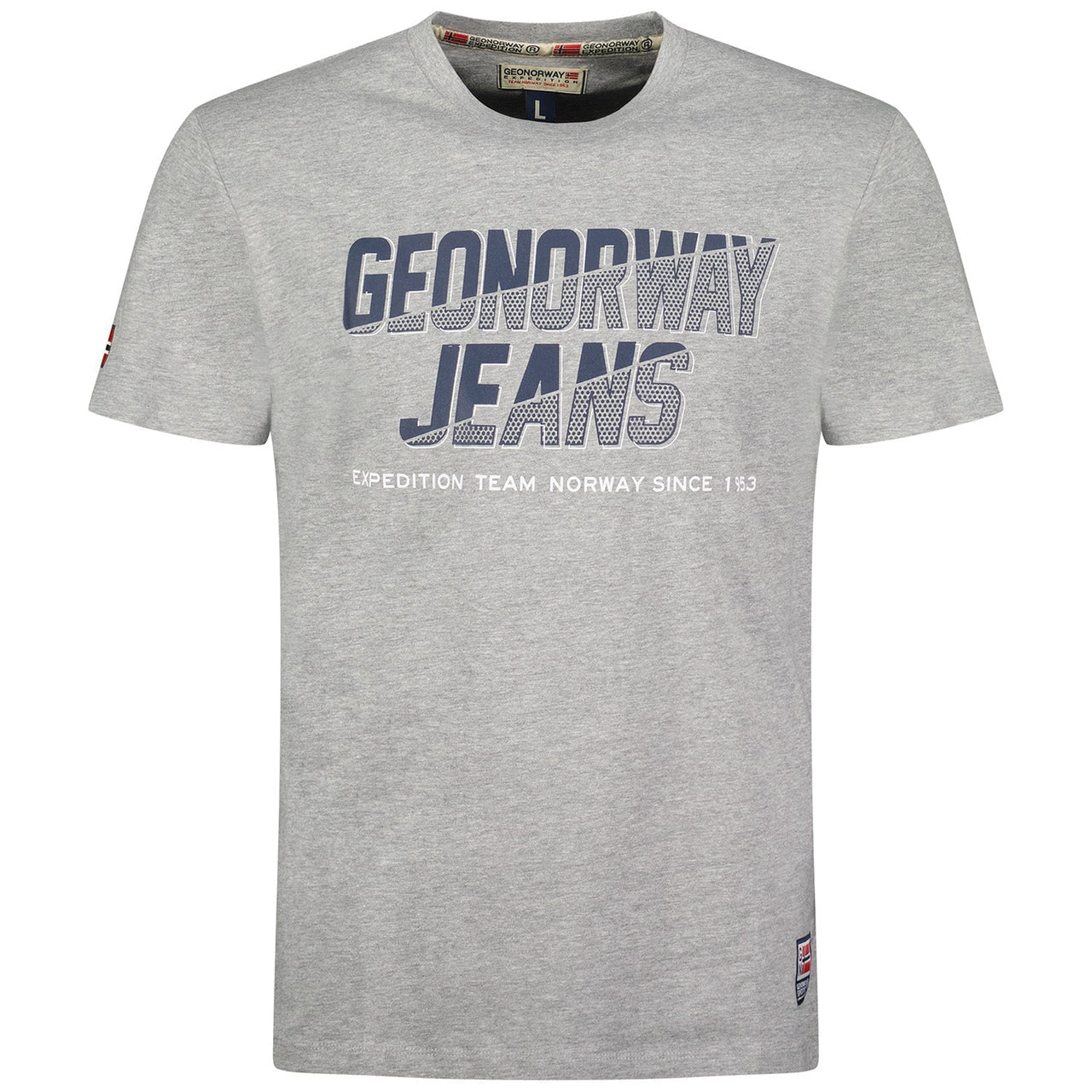 Geographical Norway Jasper - T-shirt Homme Col Rond avec Drapeau et Impressions - Geographical Norway JASPER_MEN_NOIR_M_SDB-JASPER_MEN_BLANC_M_SDB-JASPER_MEN_MARINE_M_SDB-JASPER_MEN_GRIS_CLAIR_M_SDB-JASPER_MEN_ROUGE_M_SDB-JASPER_MEN_GRIS_CLAIR_L_SDB-JASPER_MEN_MARINE_L_SDB-JASPER_MEN_BLANC_L_SDB-JASPER_MEN_ROUGE_L_SDB-JASPER_MEN_NOIR_L_SDB