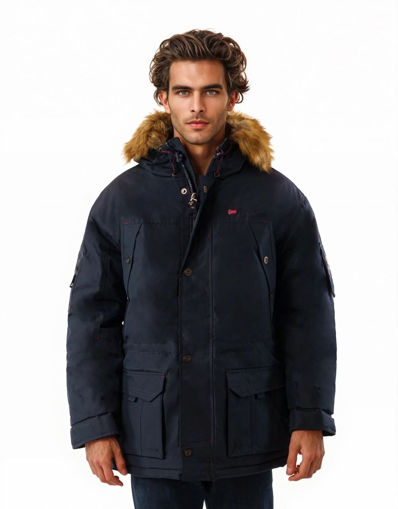 Geographical Norway Abiosaure Homme - Parka chaude à capuche - Geographical Norway ABIOSAURE_MEN_GRIS_FONCE_S_SDB-ABIOSAURE_MEN_GRIS_FONCE_M_SDB-ABIOSAURE_MEN_GRIS_FONCE_L_SDB-ABIOSAURE_MEN_GRIS_FONCE_XL_SDB-ABIOSAURE_MEN_GRIS_FONCE_XXL_SDB-ABIOSAURE_MEN_GRIS_FONCE_3XL_SDB-ABIOSAURE_MEN_KAKI_S_SDB-ABIOSAURE_MEN_KAKI_M_SDB-ABIOSAURE_MEN_KAKI_L_SDB-ABIOSAURE_MEN_KAKI_XL_SDB