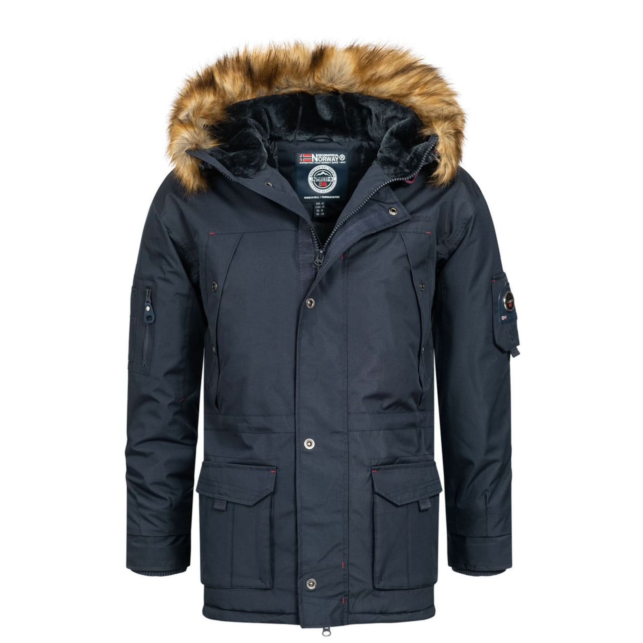 Geographical Norway Abiosaure Homme - Parka chaude à capuche - Geographical Norway ABIOSAURE_MEN_GRIS_FONCE_S_SDB-ABIOSAURE_MEN_GRIS_FONCE_M_SDB-ABIOSAURE_MEN_GRIS_FONCE_L_SDB-ABIOSAURE_MEN_GRIS_FONCE_XL_SDB-ABIOSAURE_MEN_GRIS_FONCE_XXL_SDB-ABIOSAURE_MEN_GRIS_FONCE_3XL_SDB-ABIOSAURE_MEN_KAKI_S_SDB-ABIOSAURE_MEN_KAKI_M_SDB-ABIOSAURE_MEN_KAKI_L_SDB-ABIOSAURE_MEN_KAKI_XL_SDB