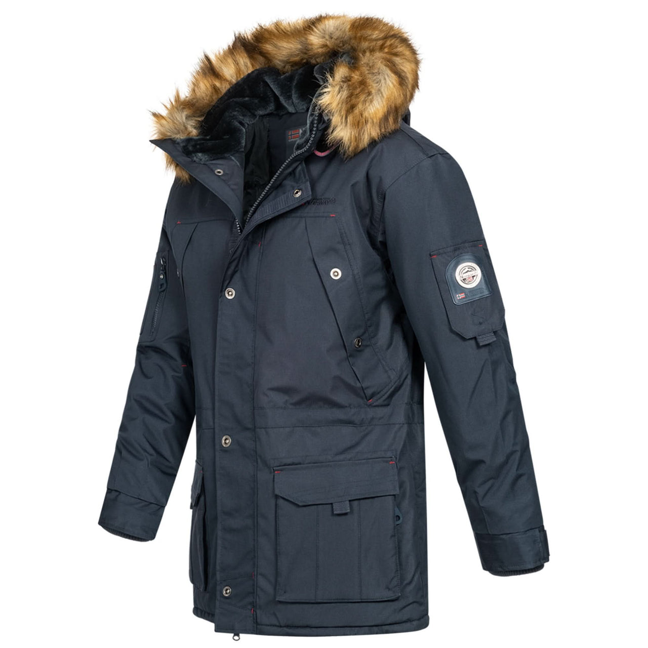 Geographical Norway Abiosaure Homme - Warmer Parka mit Kapuze - Geographical Norway ABIOSAURE_MEN_GRIS_FONCE_S_SDB-ABIOSAURE_MEN_GRIS_FONCE_M_SDB-ABIOSAURE_MEN_GRIS_FONCE_L_SDB-.ABIOSAURE_MENGRIS_FONCE_XL_SDB-ABIOSAURE_MENGRIS_FONCE_XXL_SDB-ABIOSAURE_MENGRIS_FONCE_3XL_SDB-ABIOSAURE_MEN_KAKI_S_SDB-ABIOSAURE_MEN_KAKI_M_SDB-ABIOSAURE_MEN_KAKI_L_SDB-ABIOSAURE_MEN_KAKI_XL_SDB
