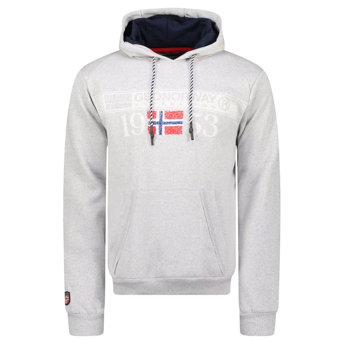 Geographical Norway Fastlife Homme - Sweat à Enfiler avec Capuche - Geographical Norway FASTLIFE_MEN_NOIR_S_SDB-FASTLIFE_MEN_NOIR_M_SDB-FASTLIFE_MEN_NOIR_L_SDB-FASTLIFE_MEN_NOIR_XL_SDB-FASTLIFE_MEN_NOIR_XXL_SDB-FASTLIFE_MEN_NOIR_3XL_SDB-FASTLIFE_MEN_GRIS_CLAIR_S_SDB-FASTLIFE_MEN_GRIS_CLAIR_M_SDB-FASTLIFE_MEN_GRIS_CLAIR_L_SDB-FASTLIFE_MEN_GRIS_CLAIR_XL_SDB