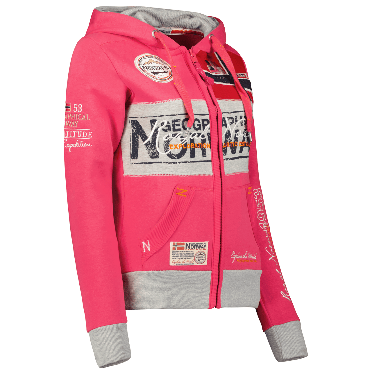 Geographical Norway Flyer Femme - Sweatshirt zippé - Geographical Norway FLYER_LADY_GRIS_CLAIR_S_SDB-FLYER_LADY_ROUGE_S_SDB-FLYER_LADY_MARINE_S_SDB-FLYER_LADY_NOIR_S_SDB-FLYER_LADY_ROSE_FLASH_S_SDB-FLYER_LADY_GRIS_CLAIR_M_SDB-FLYER_LADY_ROUGE_M_SDB-FLYER_LADY_MARINE_M_SDB-FLYER_LADY_NOIR_M_SDB-FLYER_LADY_ROSE_FLASH_M_SDB