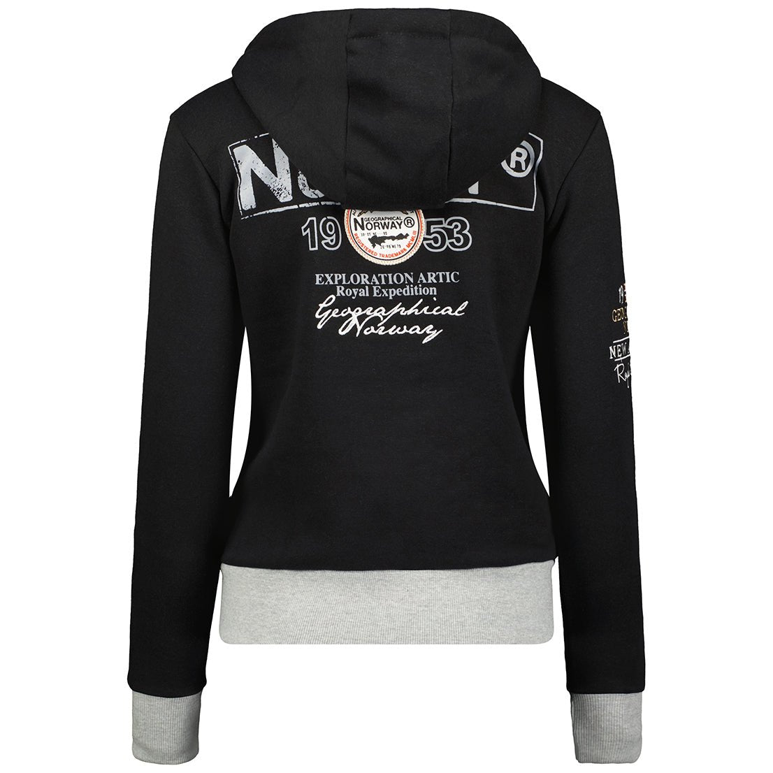 Geographical Norway Flyer Damen - Sweatshirt mit Reißverschluss - Geographical Norway FLYER_LADY_GRIS_CLAIR_S_SDB-FLYER_LADY_ROUGE_S_SDB-FLYER_LADY_MARINE_S_SDB-FLYER_LADY_NOIR_S_SDB-.FLYER_LADY_ROSE_FLASH_S_SDB-FLYER_LADY_HELLGRAU_M_SDB-FLYER_LADY_ROT_M_SDB-FLYER_LADY_MARINE_M_SDB-FLYER_LADY_SCHWARZ_M_SDB-FLYER_LADY_ROSE_FLASH_M_SDB