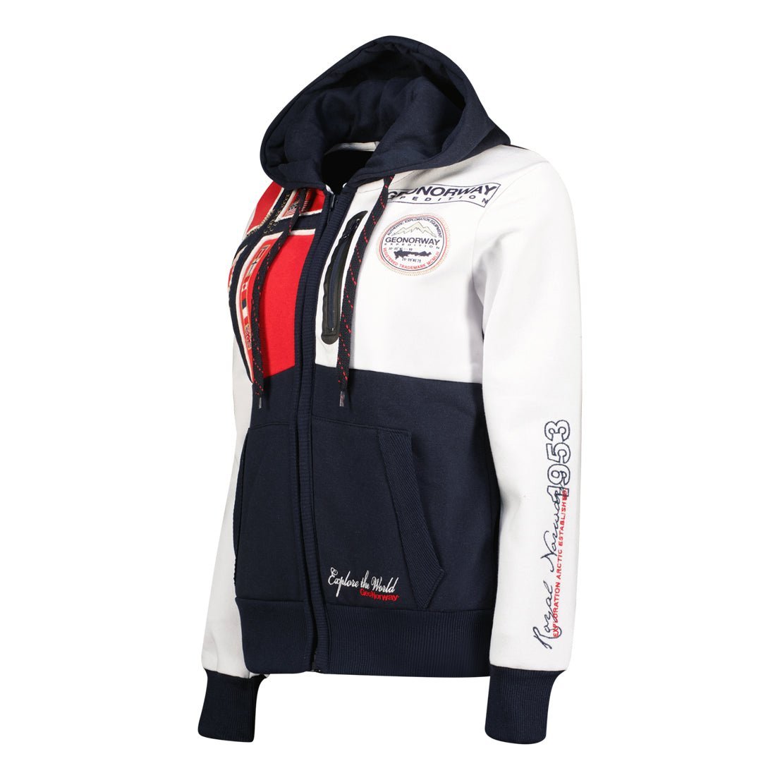 Geographical Norway Gexplore Damen- Sweatshirt mit Reißverschluss und Taschen - Geographical Norway GEXPLORE_LADY_GRIS_CLAIR_S_SDB-GEXPLORE_LADY_MARINE_S_S_DB-GEXPLORE_LADY_NOIR_S_S_DB-.GEXPLORE_LADY_ROSA_FLASH_S_SDB-GEXPLORE_LADY_ROT_S_SDB-GEXPLORE_LADY_HELLGRAU_M_SDB-GEXPLORE_LADY_MARINE_M_SDB-GEXPLORE_LADY_SCHWARZ_M_SDB-GEXPLORE_LADY_ROSA_FLASH_M_SDB-GEXPLORE_LADY_ROT_M_SDB