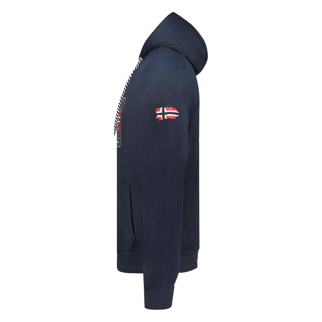 Geographical Norway Geographical Norway Gofoten - Sudadera con capucha de hombre con bandera y bolsillo canguro - Geographical Norway GOFOTEN_MEN_GRIS_CLAIR_SDB-GOFOTEN_MEN_GRIS_CLAIR_M_SDB-GOFOTEN_MEN_GRIS_CLAIR_L_SDB-GOFOTEN_MEN_GRIS_CLAIR_XL_SDB-GOFOTEN_MEN_GRIS_CLAIR_XXL_SDB-GOFOTEN_MEN_GRIS_CLAIR_3XL_SDB-GOFOTEN_MEN_MARINE_S_SDB-GOFOTEN_MEN_MARINE_M_SDB-GOFOTEN_MEN_MARINE_L_SDB-GOFOTEN_MEN_MARINE_XL_SDB