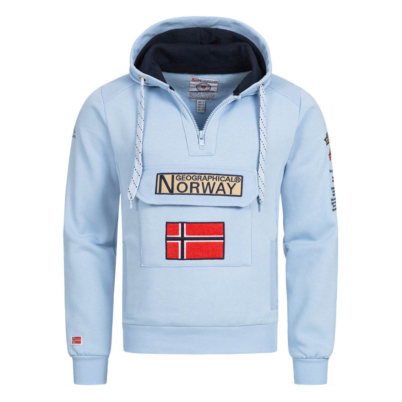 Geographical Norway Gymclass Men - Hooded Sweatshirt - Geographical Norway GYMCLASS_MEN_BLANC_S_SDB-GYMCLASS_MEN_BLEU_CIEL_S_SDB-GYMCLASS_MEN_BORDEAUX_S_SDB-GYMCLASS_MEN_BLEU_ROYAL_S_SDB-GYMCLASS_MEN_GRIS_CLAIR_S_SDB-GYMCLASS_MEN_KAKI_S_SDB-GYMCLASS_MEN_GRIS_FONCE_SDB-GYMCLASS_MEN_MARINE_S_SDB-GYMCLASS_MEN_MARRON_S_SDB-GYMCLASS_MEN_MOUTARDE_S_SDB