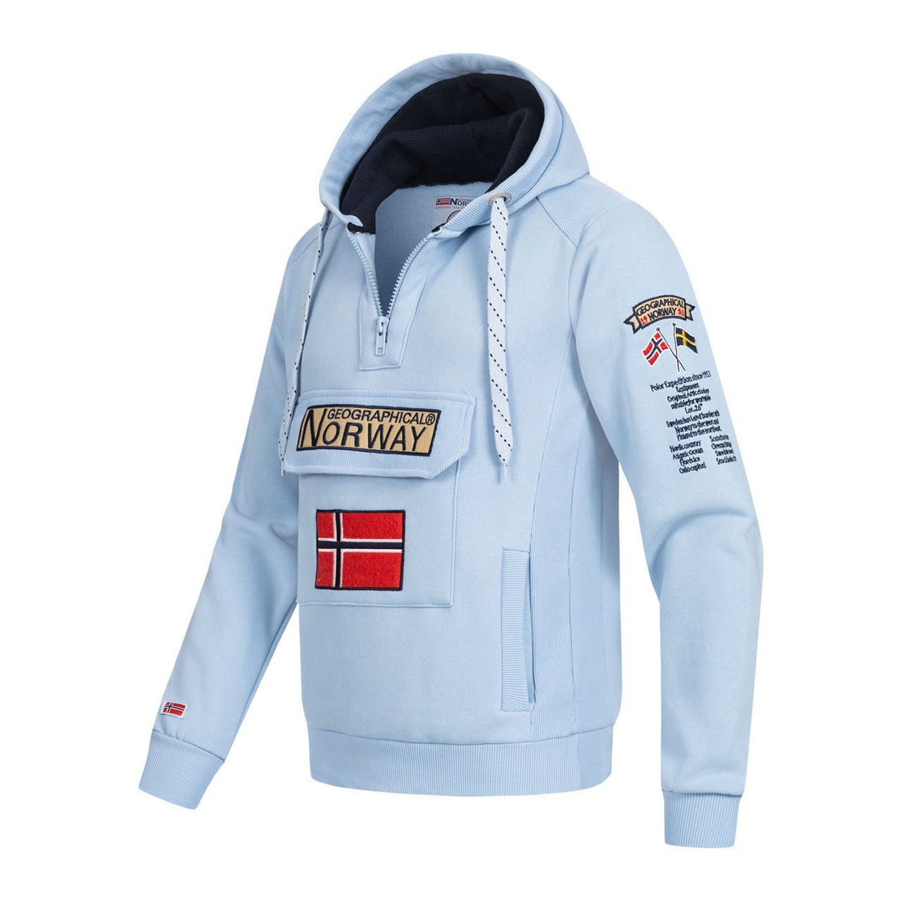 Geographical Norway Gymclass Homme - Kapuzenpullover - Geographical Norway GYMCLASS_MEN_BLANC_S_SDB-GYMCLASS_MEN_BLEU_CIEL_S_SDB-GYMCLASS_MEN_BORDEAUX_S_SDB-GYMCLASS_MEN_BLEU_ROYAL_S_SDB-.GYMCLASS_MEN_HELLGRAU_S_SDB-GYMCLASS_MEN_KAKI_S_S_SDB-GYMCLASS_MEN_GRAU_FONCE_S_S_SDB-GYMCLASS_MEN_MARINE_S_SDB-GYMCLASS_MEN_MARRON_S_SDB-GYMCLASS_MEN_MOUTARDE_S_S_SDB