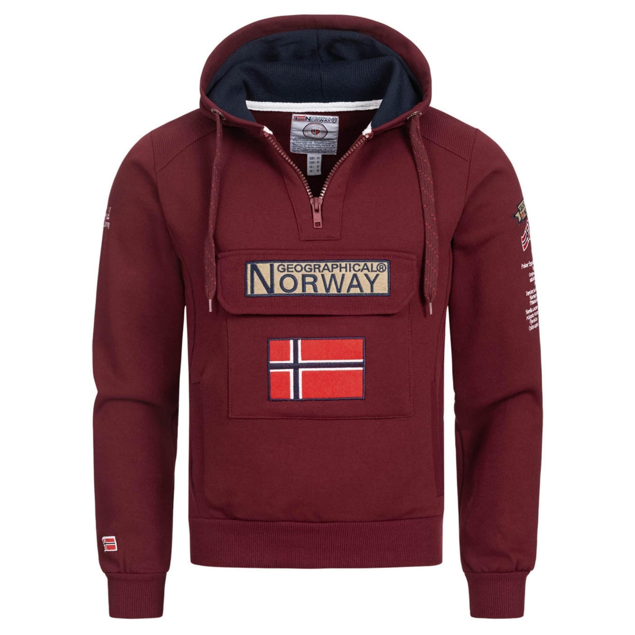 Geographical Norway Gymclass Homme - Sweat à Capuche - Geographical Norway GYMCLASS_MEN_BLANC_S_SDB-GYMCLASS_MEN_BLEU_CIEL_S_SDB-GYMCLASS_MEN_BORDEAUX_S_SDB-GYMCLASS_MEN_BLEU_ROYAL_S_SDB-GYMCLASS_MEN_GRIS_CLAIR_S_SDB-GYMCLASS_MEN_KAKI_S_SDB-GYMCLASS_MEN_GRIS_FONCE_S_SDB-GYMCLASS_MEN_MARINE_S_SDB-GYMCLASS_MEN_MARRON_S_SDB-GYMCLASS_MEN_MOUTARDE_S_SDB