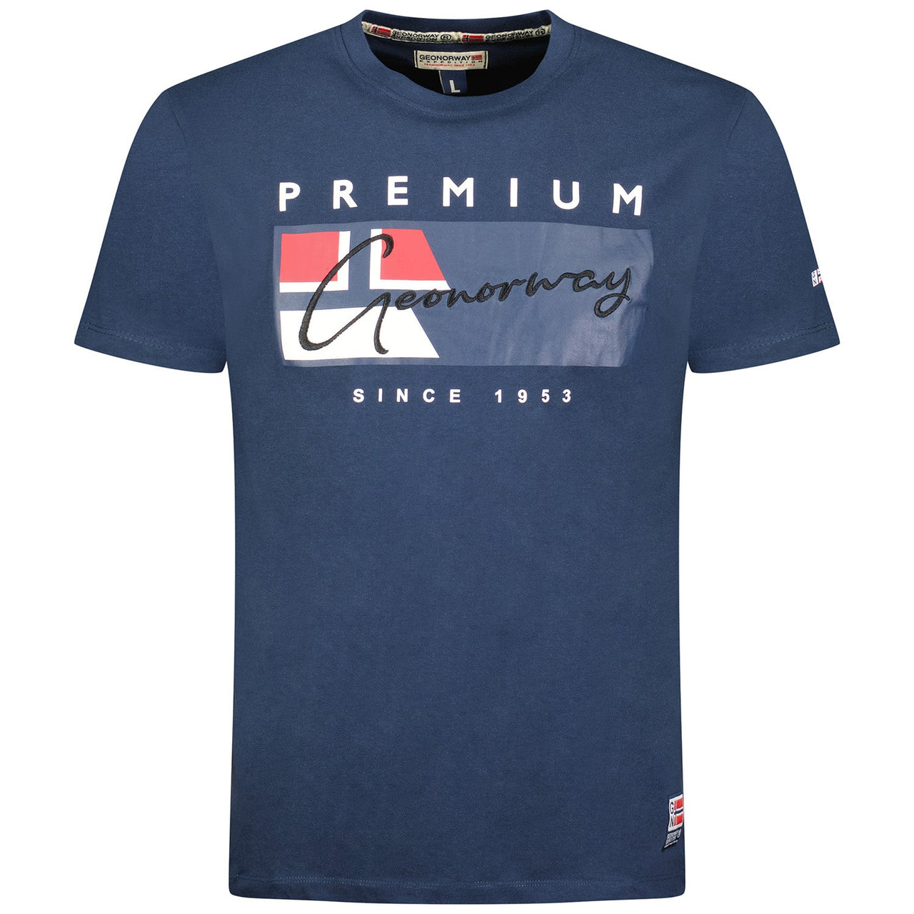 Geographical Norway Jarnessen - T-shirt Homme Manches Courtes Col Rond - Geographical Norway JARNESSEN_MEN_GRIS_CLAIR_M_SDB-JARNESSEN_MEN_BLANC_M_SDB-JARNESSEN_MEN_GRIS_CLAIR_L_SDB-JARNESSEN_MEN_BLANC_L_SDB-JARNESSEN_MEN_GRIS_CLAIR_XL_SDB-JARNESSEN_MEN_BLANC_XL_SDB-JARNESSEN_MEN_GRIS_CLAIR_XXL_SDB-JARNESSEN_MEN_BLANC_XXL_SDB-JARNESSEN_MEN_BLANC_3XL_SDB-JARNESSEN_MEN_MARINE_M_SDB