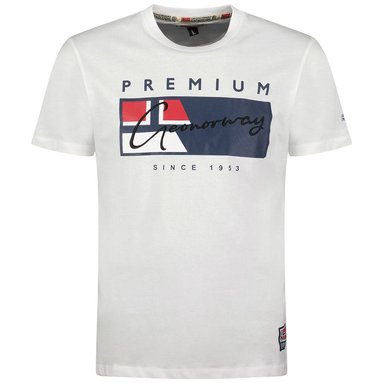 Geographical Norway Jarnessen - T-shirt Homme Manches Courtes Col Rond - Geographical Norway JARNESSEN_MEN_GRIS_CLAIR_M_SDB-JARNESSEN_MEN_BLANC_M_SDB-JARNESSEN_MEN_GRIS_CLAIR_L_SDB-JARNESSEN_MEN_BLANC_L_SDB-JARNESSEN_MEN_GRIS_CLAIR_XL_SDB-JARNESSEN_MEN_BLANC_XL_SDB-JARNESSEN_MEN_GRIS_CLAIR_XXL_SDB-JARNESSEN_MEN_BLANC_XXL_SDB-JARNESSEN_MEN_BLANC_3XL_SDB-JARNESSEN_MEN_MARINE_M_SDB