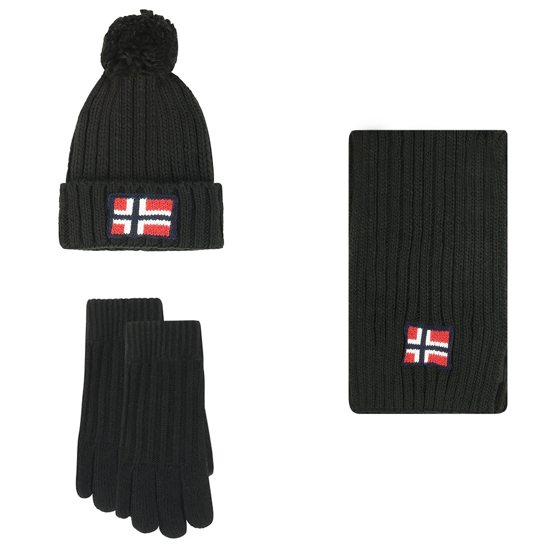 Geographical Norway SET WAMILLA XAMILLA ZAMILLA - Set Bonnet Gants Echarpe