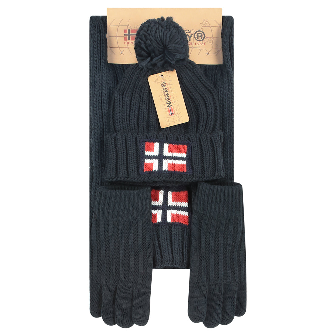Geographical Norway SET WAMILLA XAMILLA ZAMILLA - Set Bonnet Gants Echarpe