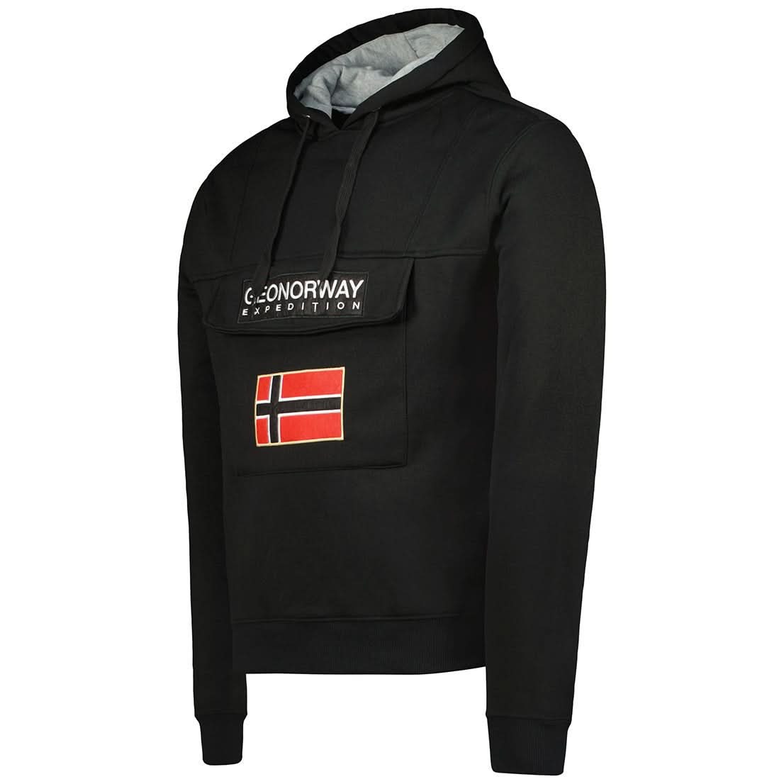 Geographical Norway Gadrien Uomo - Felpa con cappuccio - Geographical Norway GADRIEN_MEN_KAKI_M_SDB-GADRIEN_LADY_ROSE_PALE_SDB-GADRIEN_MEN_GRIS_CLAIR_SDB-GADRIEN_MEN_NOIR_SDB-GADRIEN_MEN_MARINE_S_SDB-GADRIEN_MEN_GRIS_FONCE_SDB-GADRIEN_LADY_ROSE_PALE_M_SDB-GADRIEN_MEN_NOIR_M_SDB-GADRIEN_MEN_MARINE_M_SDB-GADRIEN_MEN_GRIS_FONCE_M_SDB