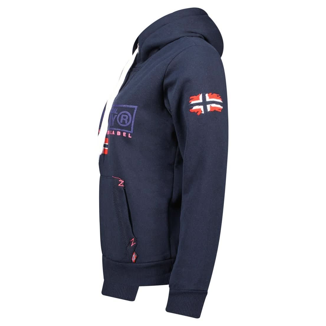 Geographical Norway Gasic Femme - Sweat à Capuche - Geographical Norway GASIC_LADY_MARINE_S_SDB-GASIC_LADY_GRIS_CLAIR_S_SDB-GASIC_LADY_NOIR_S_SDB-GASIC_LADY_ROSE_FLASH_S_SDB-GASIC_LADY_ROUGE_S_SDB-GASIC_LADY_MARINE_M_SDB-GASIC_LADY_GRIS_CLAIR_M_SDB-GASIC_LADY_NOIR_M_SDB-GASIC_LADY_ROSE_FLASH_M_SDB-GASIC_LADY_ROUGE_M_SDB