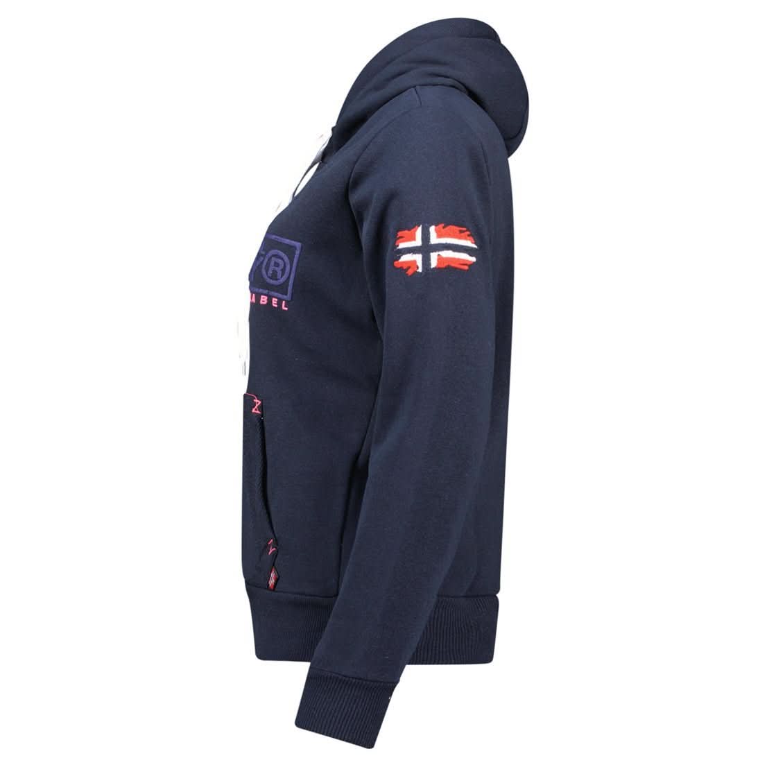Geographical Norway Gasic Women - Hooded sweatshirt - Geographical Norway GASIC_LADY_MARINE_SDB-GASIC_LADY_GRIS_CLAIR_SDB-GASIC_LADY_NOIR_SDB-GASIC_LADY_ROSE_FLASH_S_SDB-GASIC_LADY_ROUGE_S_SDB-GASIC_LADY_MARINE_M_SDB-GASIC_LADY_GRIS_CLAIR_M_SDB-GASIC_LADY_NOIR_M_SDB-GASIC_LADY_ROSE_FLASH_M_SDB-GASIC_LADY_ROUGE_M_SDB