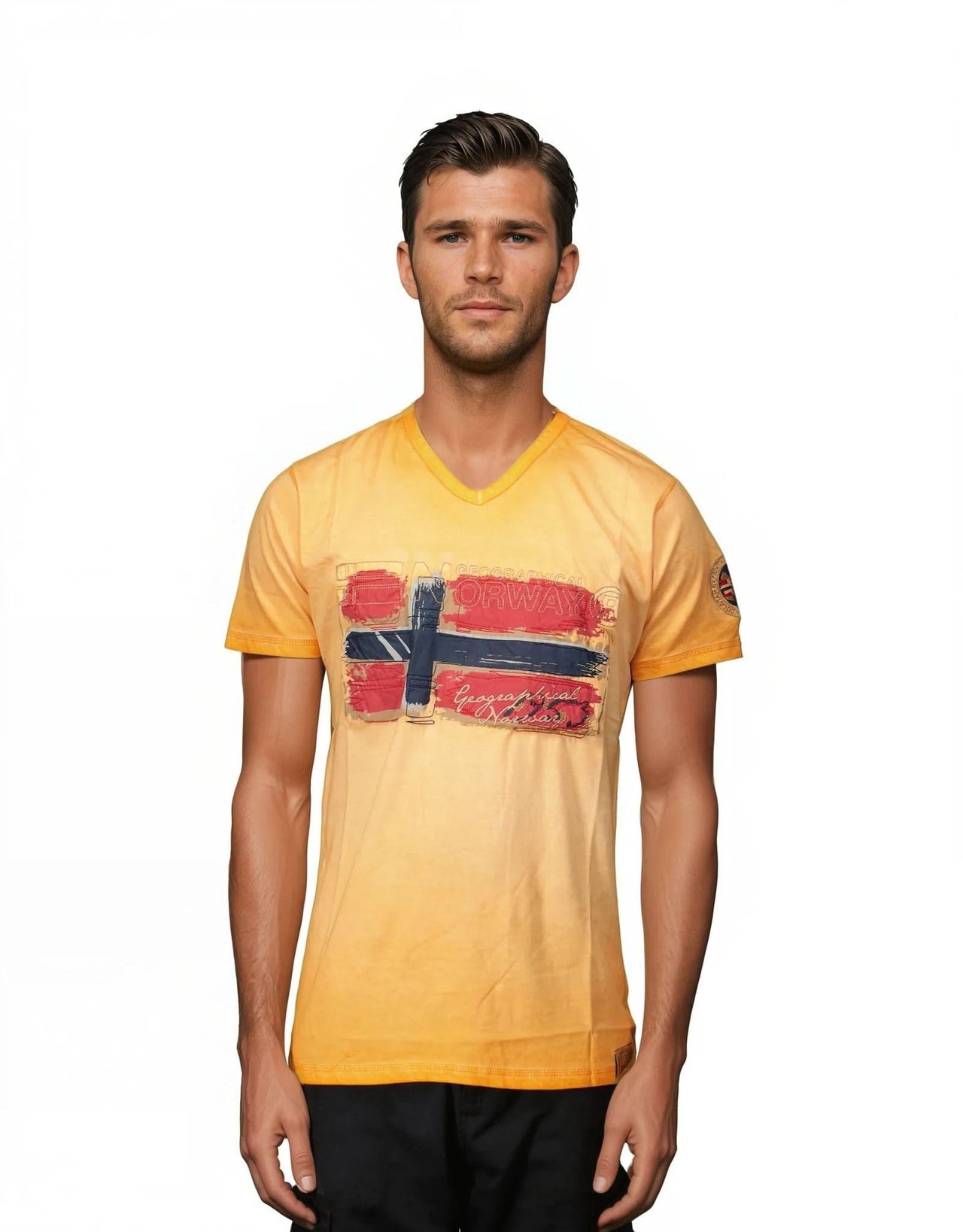 Geographical Norway Joasis Uomo - T-shirt con scollo a V - Geographical Norway JOASIS_MEN_GRIS_CLAIR_SDB-JOASIS_MEN_GRIS_CLAIR_M_SDB-JOASIS_MEN_GRIS_CLAIR_L_SDB-JOASIS_MEN_GREY_LIGHT_XL_SDB-JOASIS_MEN_GREY_LIGHT_XXL_SDB-JOASIS_MEN_GREY_LIGHT_3XL_SDB-JOASIS_MEN_BEIGE_M_SDB-JOASIS_MEN_BEIGE_L_SDB-JOASIS_MEN_BEIGE_XL_SDB-JOASIS_MEN_BEIGE_XXL_SDB