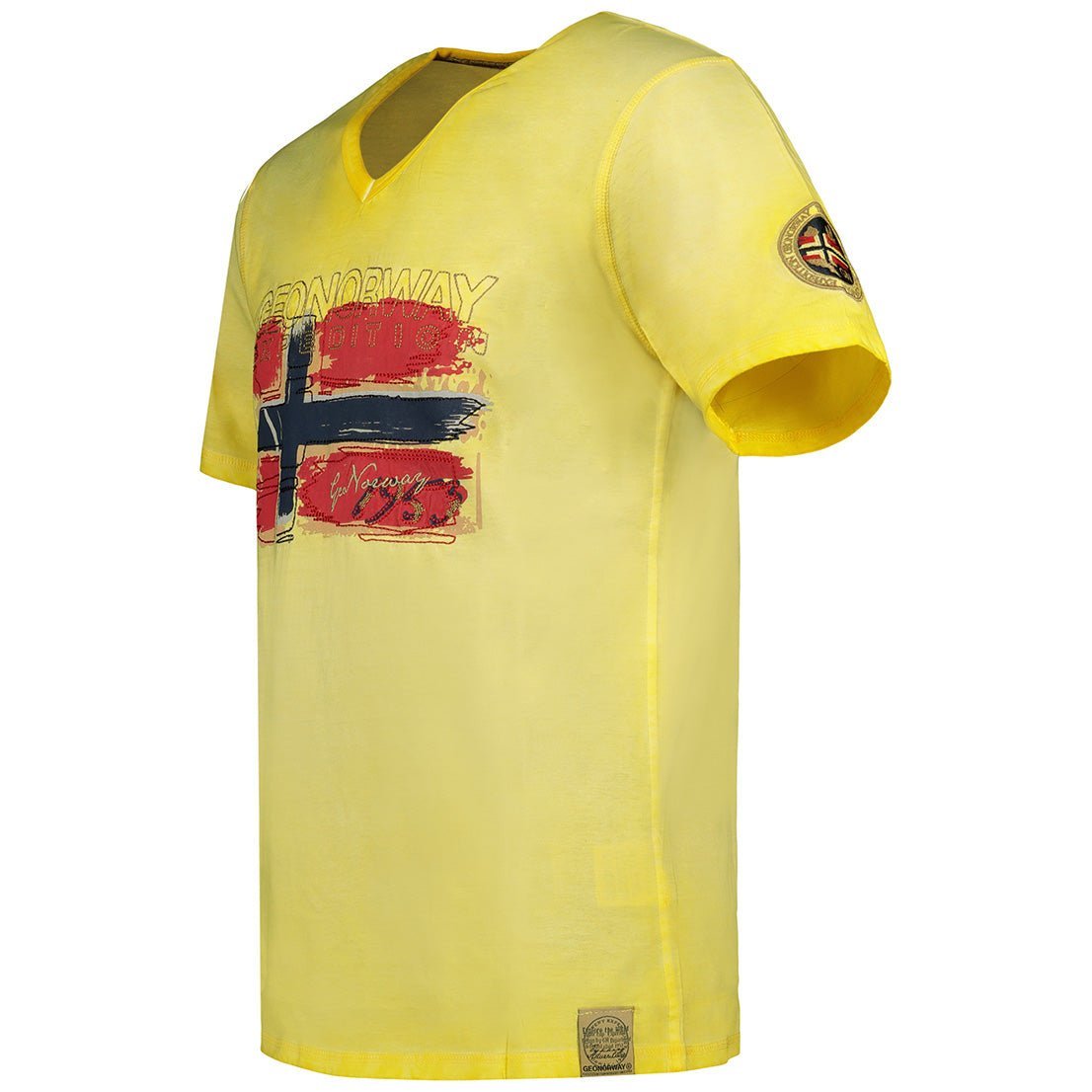 Geographical Norway Joasis Homme - T-shirt à col V - Geographical Norway JOASIS_MEN_GRIS_CLAIR_S_SDB-JOASIS_MEN_GRIS_CLAIR_M_SDB-JOASIS_MEN_GRIS_CLAIR_L_SDB-JOASIS_MEN_GRIS_CLAIR_XL_SDB-JOASIS_MEN_GRIS_CLAIR_XXL_SDB-JOASIS_MEN_GRIS_CLAIR_3XL_SDB-JOASIS_MEN_BEIGE_M_SDB-JOASIS_MEN_BEIGE_L_SDB-JOASIS_MEN_BEIGE_XL_SDB-JOASIS_MEN_BEIGE_XXL_SDB