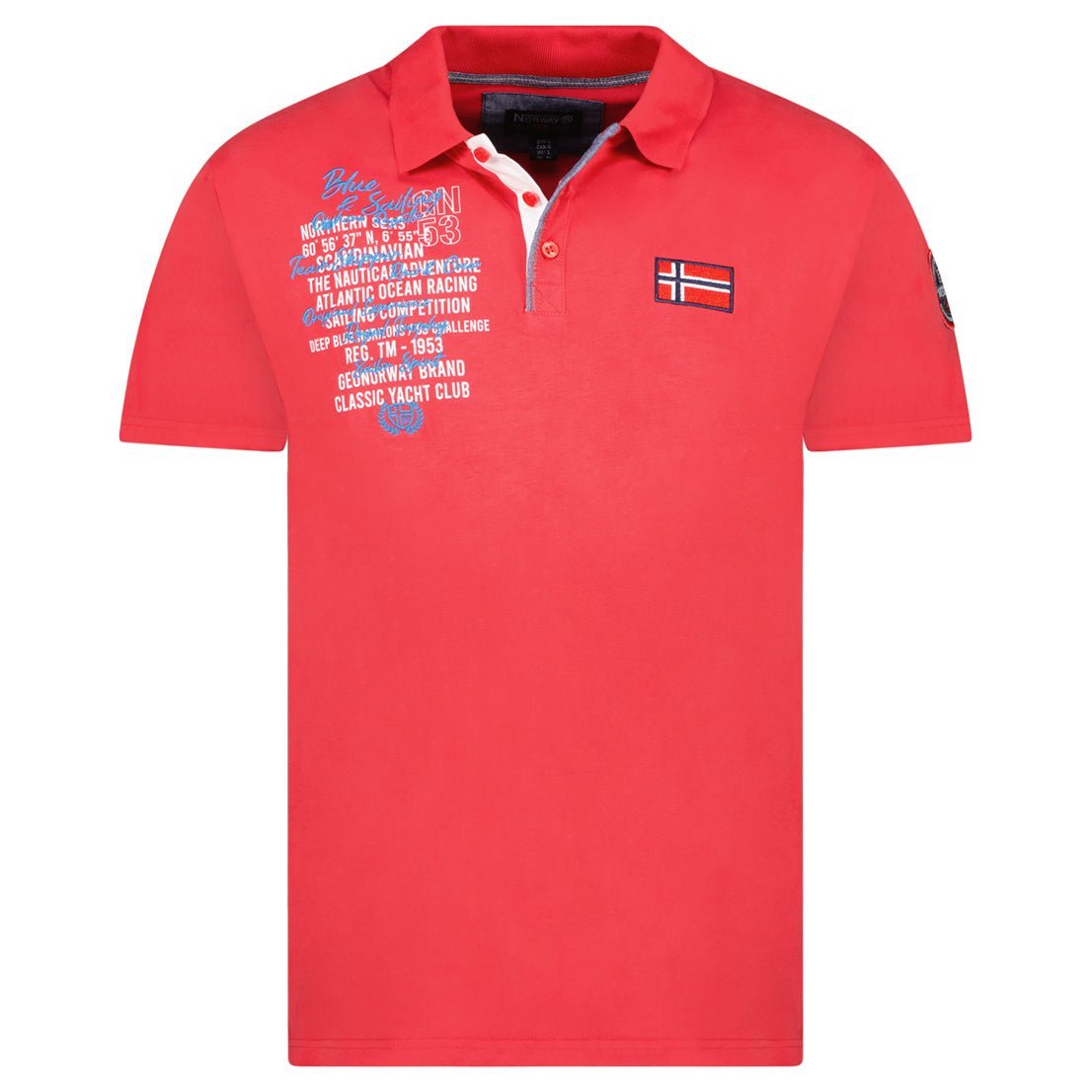 Geographical Norway KANCRE Homme - Polo Manches Courtes, Drapeau et Badge - Geographical Norway KANCRE_MEN_GRIS_CLAIR_S_SDB-KANCRE_MEN_GRIS_CLAIR_M_SDB-KANCRE_MEN_GRIS_CLAIR_L_SDB-KANCRE_MEN_GRIS_CLAIR_XL_SDB-KANCRE_MEN_GRIS_CLAIR_XXL_SDB-KANCRE_MEN_MARINE_M_SDB-KANCRE_MEN_MARINE_L_SDB-KANCRE_MEN_MARINE_XL_SDB-KANCRE_MEN_MARINE_XXL_SDB-KANCRE_MEN_MARINE_3XL_SDB