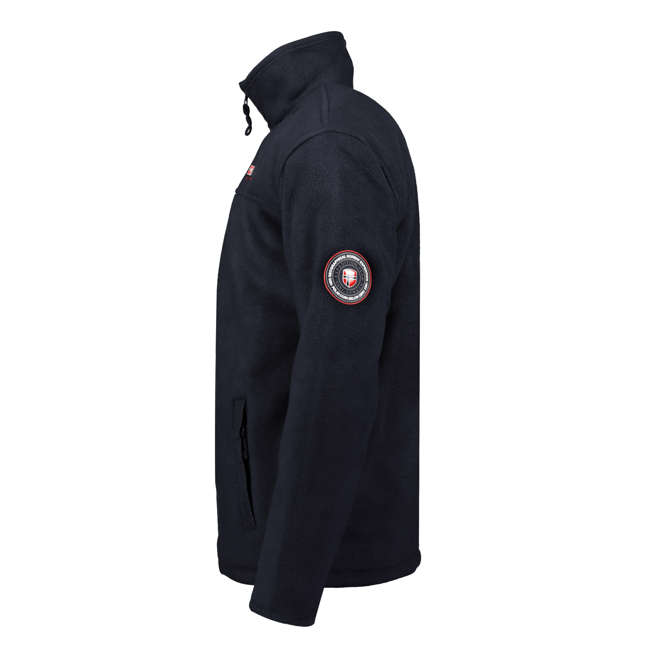 Geographical Norway Usine Homme - Laminated fleece jacket in sherpa - Geographical Norway USINE_MEN_MARINE_S_SDB-USINE_MEN_MARINE_M_SDB-USINE_MEN_MARINE_L_SDB-USINE_MEN_MARINE_XL_SDB-USINE_MEN_MARINE_XXL_SDB-USINE_MEN_MARINE_3XL_SDB-USINE_MEN_MARINE_4XL_SDB-USINE_MEN_MARINE_5XL_SDB-USINE_MEN_MARINE_6XL_SDB-USINE_MEN_MARINE_7XL_SDB