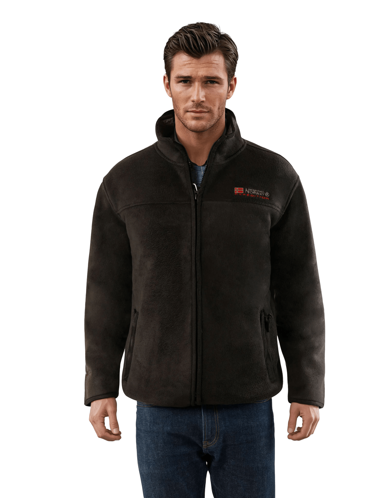 Geographical Norway Usine Homme - Veste polaire contrecollée en sherpa - Geographical Norway USINE_MEN_MARINE_S_SDB-USINE_MEN_MARINE_M_SDB-USINE_MEN_MARINE_L_SDB-USINE_MEN_MARINE_XL_SDB-USINE_MEN_MARINE_XXL_SDB-USINE_MEN_MARINE_3XL_SDB-USINE_MEN_MARINE_4XL_SDB-USINE_MEN_MARINE_5XL_SDB-USINE_MEN_MARINE_6XL_SDB-USINE_MEN_MARINE_7XL_SDB