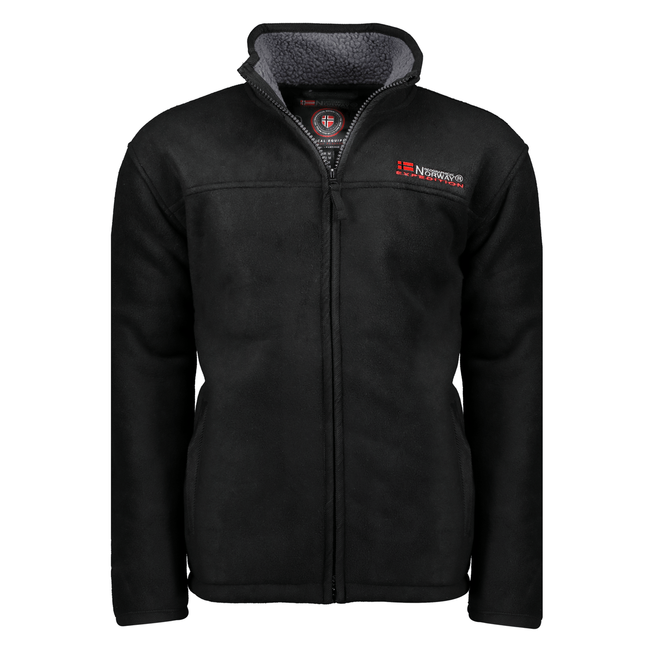 Geographical Norway Usine Homme - Laminated fleece jacket in sherpa - Geographical Norway USINE_MEN_MARINE_S_SDB-USINE_MEN_MARINE_M_SDB-USINE_MEN_MARINE_L_SDB-USINE_MEN_MARINE_XL_SDB-USINE_MEN_MARINE_XXL_SDB-USINE_MEN_MARINE_3XL_SDB-USINE_MEN_MARINE_4XL_SDB-USINE_MEN_MARINE_5XL_SDB-USINE_MEN_MARINE_6XL_SDB-USINE_MEN_MARINE_7XL_SDB