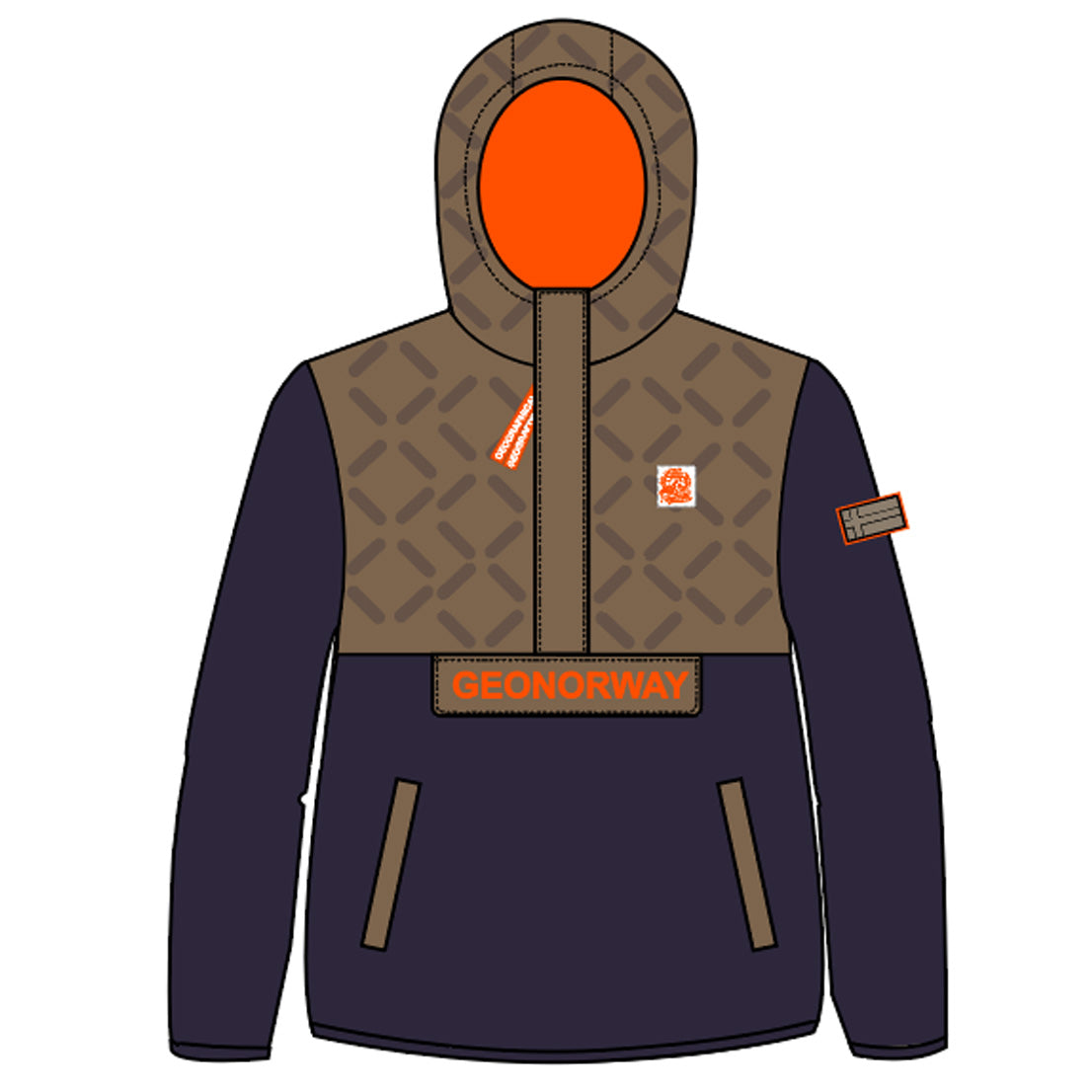 Geographical Norway TECLASS HZ Man - Fleece Navy