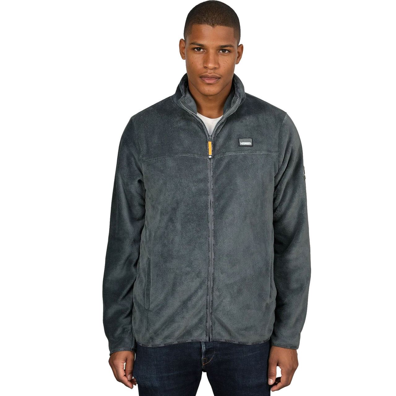 Geographical Norway TIMPLE Homme - Polaire Gris Fonce