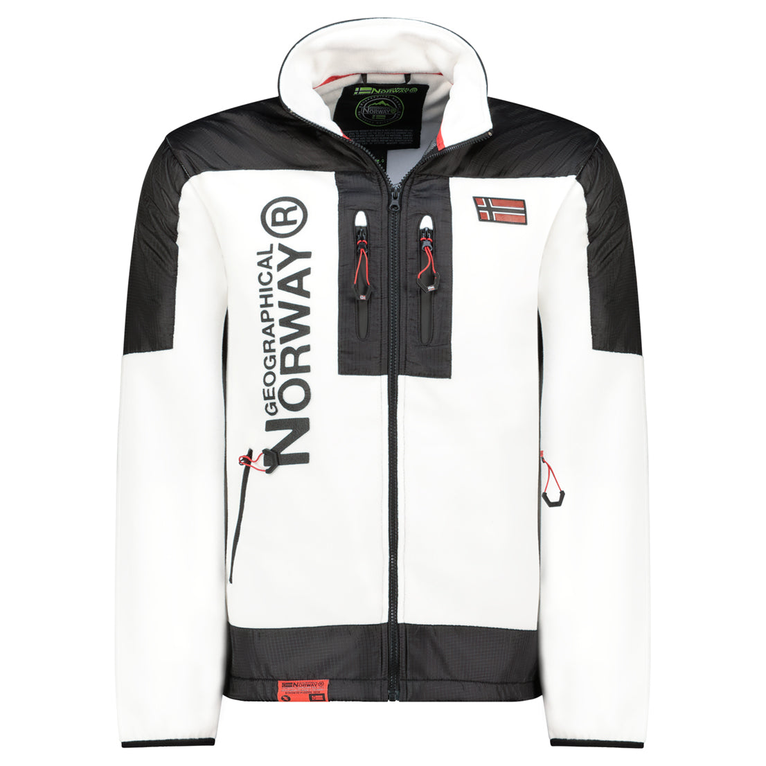 Geographical Norway TULENE Homme - Polaire Blanc Casse