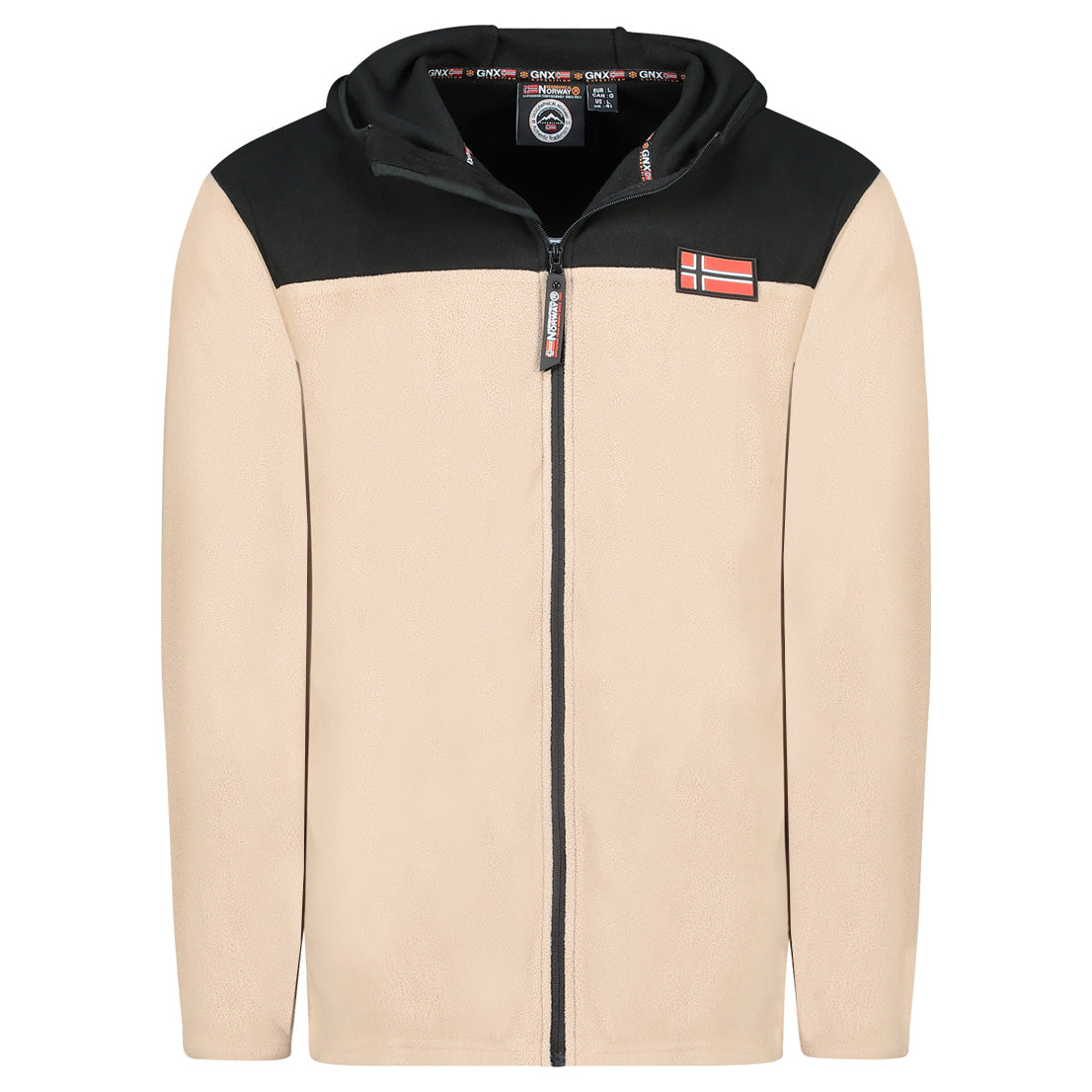 Geographical Norway UNICLERC HOOD Homme - Polaire Beige