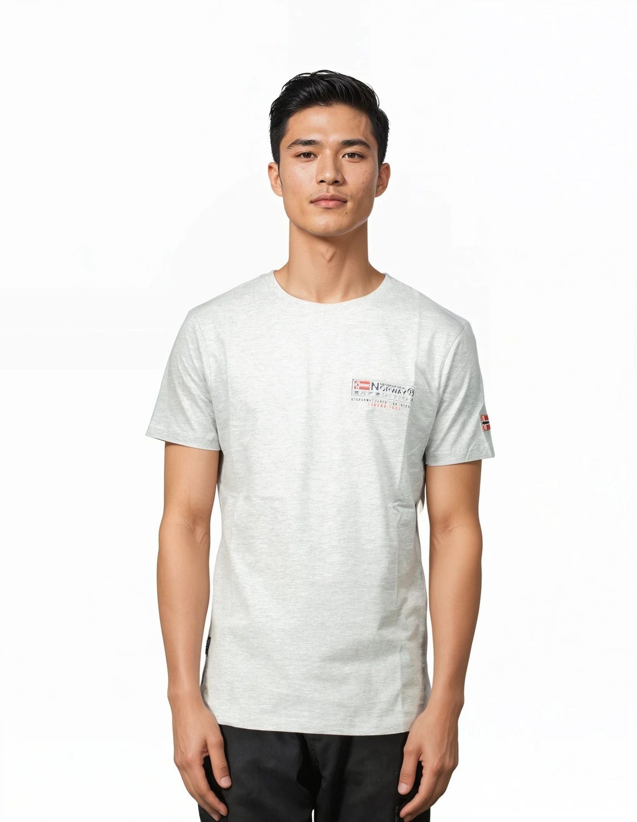 Geographical Norway JOFFROY - Herren T-Shirt Kurzarm mit Flagge - Geographical Norway JOFFROY_MEN_BLAU_S_SDB-JOFFROY_MEN_BLANC_S_SDB-JOFFROY_MEN_BLEU_M_SDB-.JOFFROY_MEN_BLANC_M_SDB-JOFFROY_MEN_BLEU_L_SDB-JOFFROY_MEN_BLANC_L_SDB-JOFFROY_MEN_BLEU_XL_SDB-JOFFROY_MEN_BLANC_XL_SDB-JOFFROY_MEN_BLEU_XXL_SDB-JOFFROY_MEN_BLANC_XXL_SDB