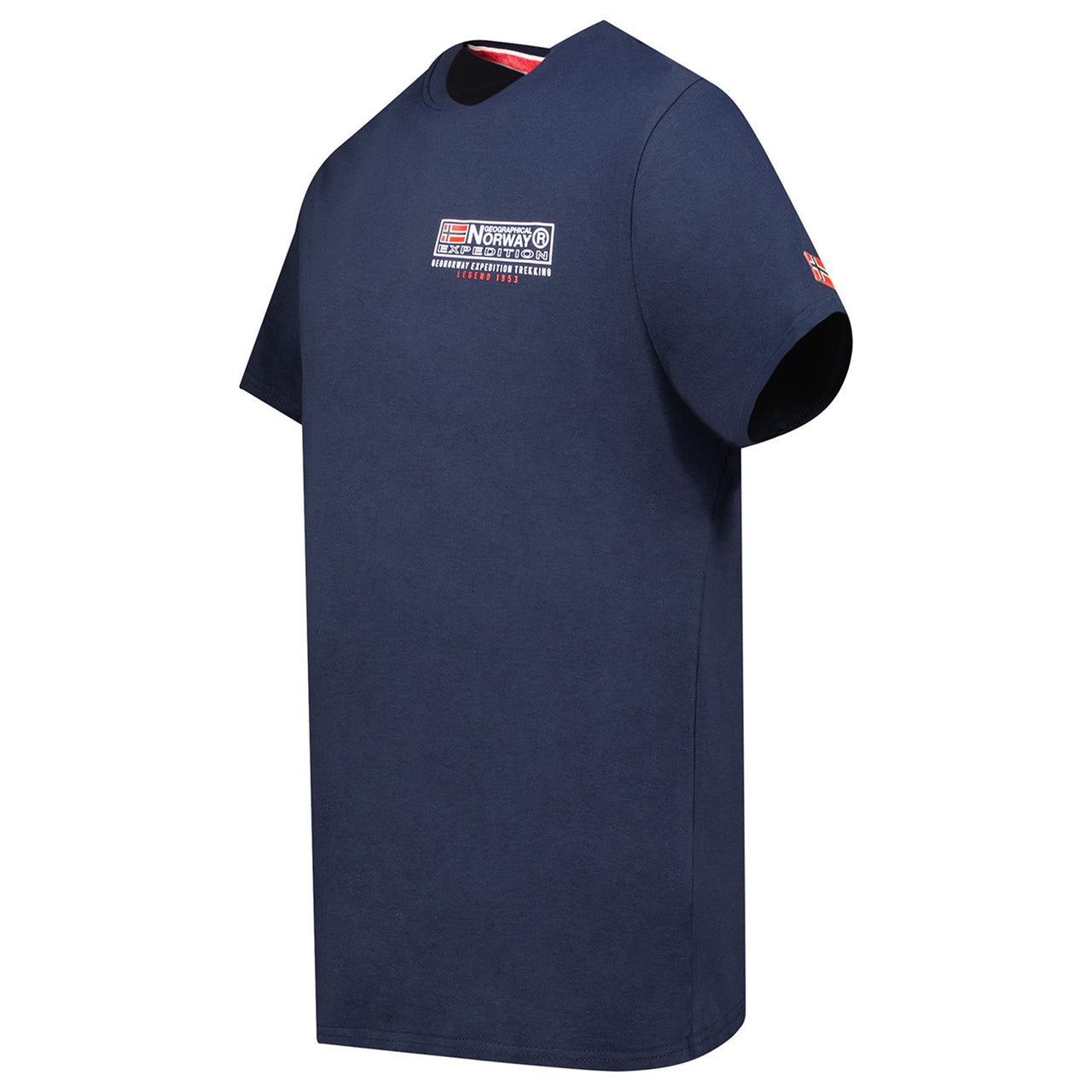 Geographical Norway JOFFROY - T-Shirt Homme Manches Courtes avec Drapeau - Geographical Norway JOFFROY_MEN_BLEU_S_SDB-JOFFROY_MEN_BLANC_S_SDB-JOFFROY_MEN_BLEU_M_SDB-JOFFROY_MEN_BLANC_M_SDB-JOFFROY_MEN_BLEU_L_SDB-JOFFROY_MEN_BLANC_L_SDB-JOFFROY_MEN_BLEU_XL_SDB-JOFFROY_MEN_BLANC_XL_SDB-JOFFROY_MEN_BLEU_XXL_SDB-JOFFROY_MEN_BLANC_XXL_SDB