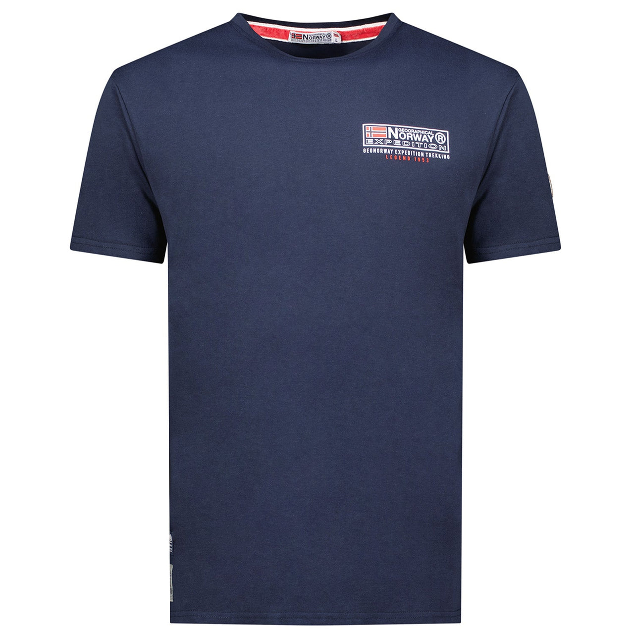Geographical Norway JOFFROY - T-Shirt Homme Manches Courtes avec Drapeau - Geographical Norway JOFFROY_MEN_BLEU_S_SDB-JOFFROY_MEN_BLANC_S_SDB-JOFFROY_MEN_BLEU_M_SDB-JOFFROY_MEN_BLANC_M_SDB-JOFFROY_MEN_BLEU_L_SDB-JOFFROY_MEN_BLANC_L_SDB-JOFFROY_MEN_BLEU_XL_SDB-JOFFROY_MEN_BLANC_XL_SDB-JOFFROY_MEN_BLEU_XXL_SDB-JOFFROY_MEN_BLANC_XXL_SDB