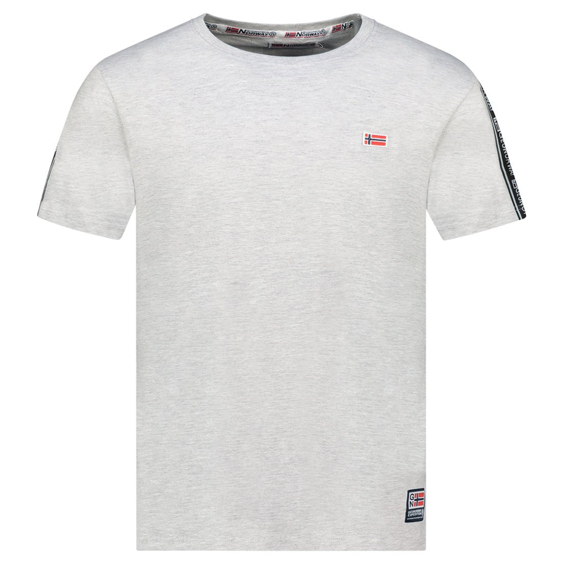 Geographical Norway Javenger - T-Shirt Man Manches Courtes avec Drapeau - Geographical Norway JAVENGER_MEN_GRIS_CLAIR_S_SDB-JAVENGER_MEN_NOIR_S_SDB-JAVENGER_MEN_BLANC_S_SDB-JAVENGER_MEN_MARINE_S_SDB-JAVENGER_MEN_KAKI_S_SDB-JAVENGER_MEN_BLANC_M_SDB-JAVENGER_MEN_MARINE_M_SDB-JAVENGER_MEN_KAKI_M_SDB-JAVENGER_MEN_NOIR_M_SDB-JAVENGER_MEN_GRIS_CLAIR_M_SDB