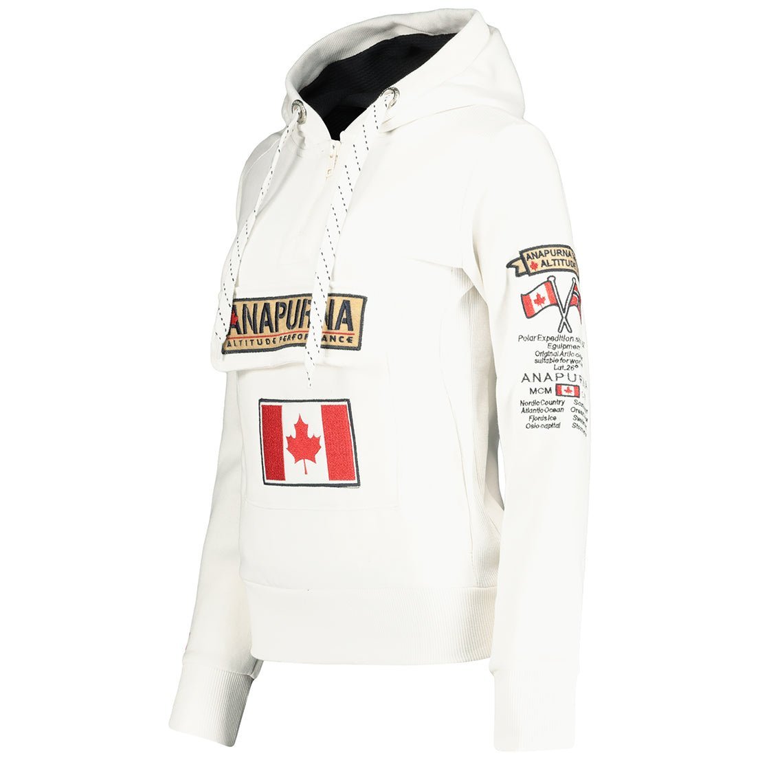 Gymana Anapurna Femme - Sweat à capuche zippé avec broderies et poches - Geographical Norway GYMANA_LADY_BLANC_S_AN_SDB-GYMANA_LADY_NOIR_S_AN_SDB-GYMANA_LADY_GRIS_CLAIR_M_AN_SDB-GYMANA_LADY_BORDEAUX_M_AN_SDB-GYMANA_LADY_BLANC_M_AN_SDB-GYMANA_LADY_GRENAT_L_AN_SDB-GYMANA_LADY_GRIS_CLAIR_L_AN_SDB-GYMANA_LADY_ROSE_FLUO_L_AN_SDB-GYMANA_LADY_NOIR_L_AN_SDB-GYMANA_LADY_ROSE_PALE_L_AN_SDB