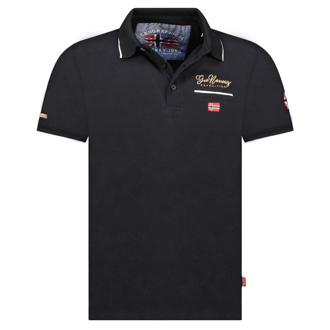 Geographical Norway ográfica Polo de manga corta KARA Hombre, Bolsillo - Geographical Norway KARA_MEN_BLANC_S_SDB-KARA_MEN_NOIR_S_S_SDB-KARA_MEN_KAKI_S_SDB-KARA_MEN_BLANC_S_SDB-KARA_MEN_BLANC_S_SDB-KARA_MEN_NOIR_L_SDB-KARA_MEN_NOIR_L_SDB-KARA_MEN_KAKI_L_SDB-KARA_MEN_NOIR_XL_SDB