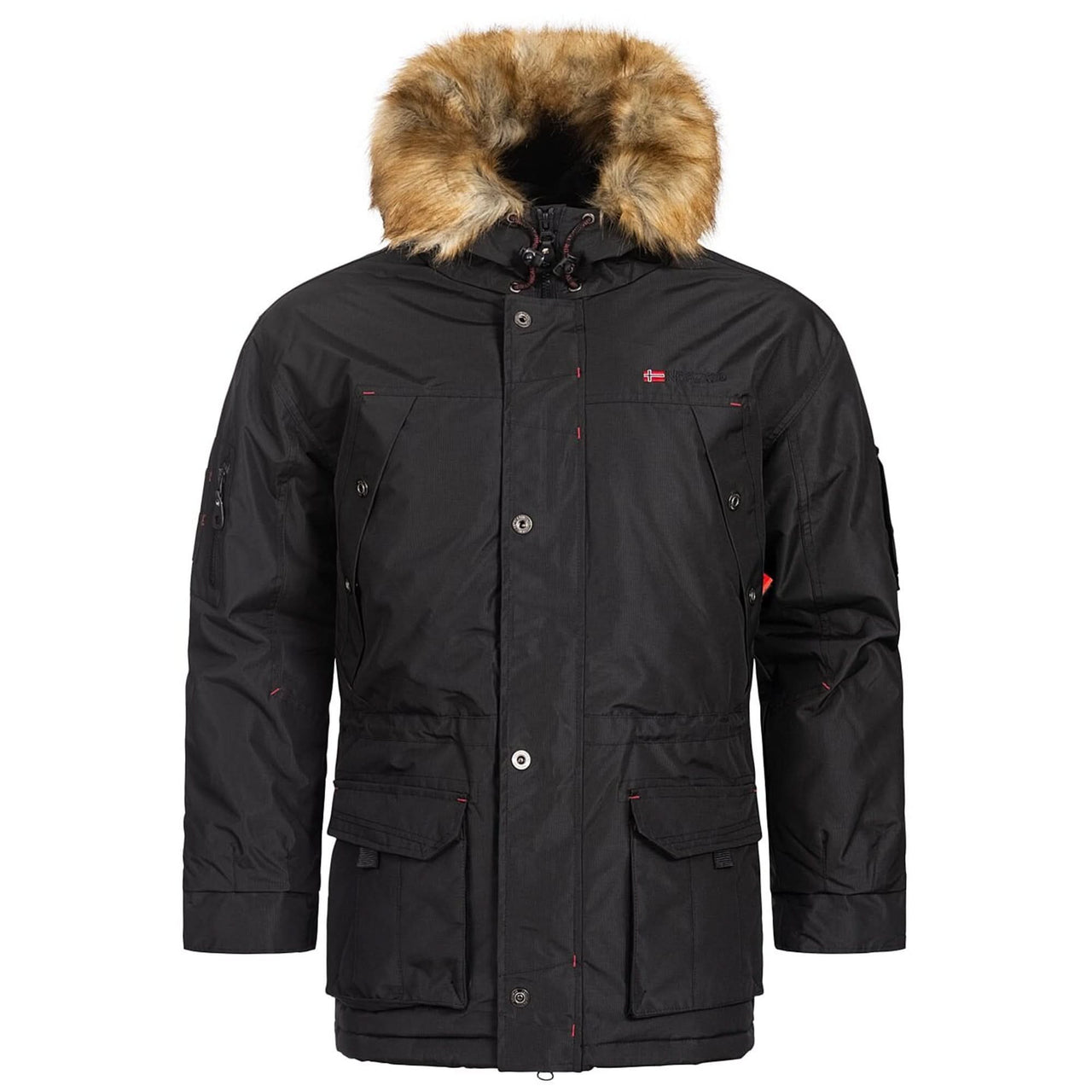 Geographical Norway Abiosaure Homme - Warmer Parka mit Kapuze - Geographical Norway ABIOSAURE_MEN_GRIS_FONCE_S_SDB-ABIOSAURE_MEN_GRIS_FONCE_M_SDB-ABIOSAURE_MEN_GRIS_FONCE_L_SDB-.ABIOSAURE_MENGRIS_FONCE_XL_SDB-ABIOSAURE_MENGRIS_FONCE_XXL_SDB-ABIOSAURE_MENGRIS_FONCE_3XL_SDB-ABIOSAURE_MEN_KAKI_S_SDB-ABIOSAURE_MEN_KAKI_M_SDB-ABIOSAURE_MEN_KAKI_L_SDB-ABIOSAURE_MEN_KAKI_XL_SDB