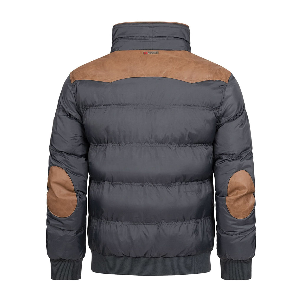 Geographical Norway Abramovitch Man - Dark grey quilted Puffer jacket - Geographical Norway - S Dark grey