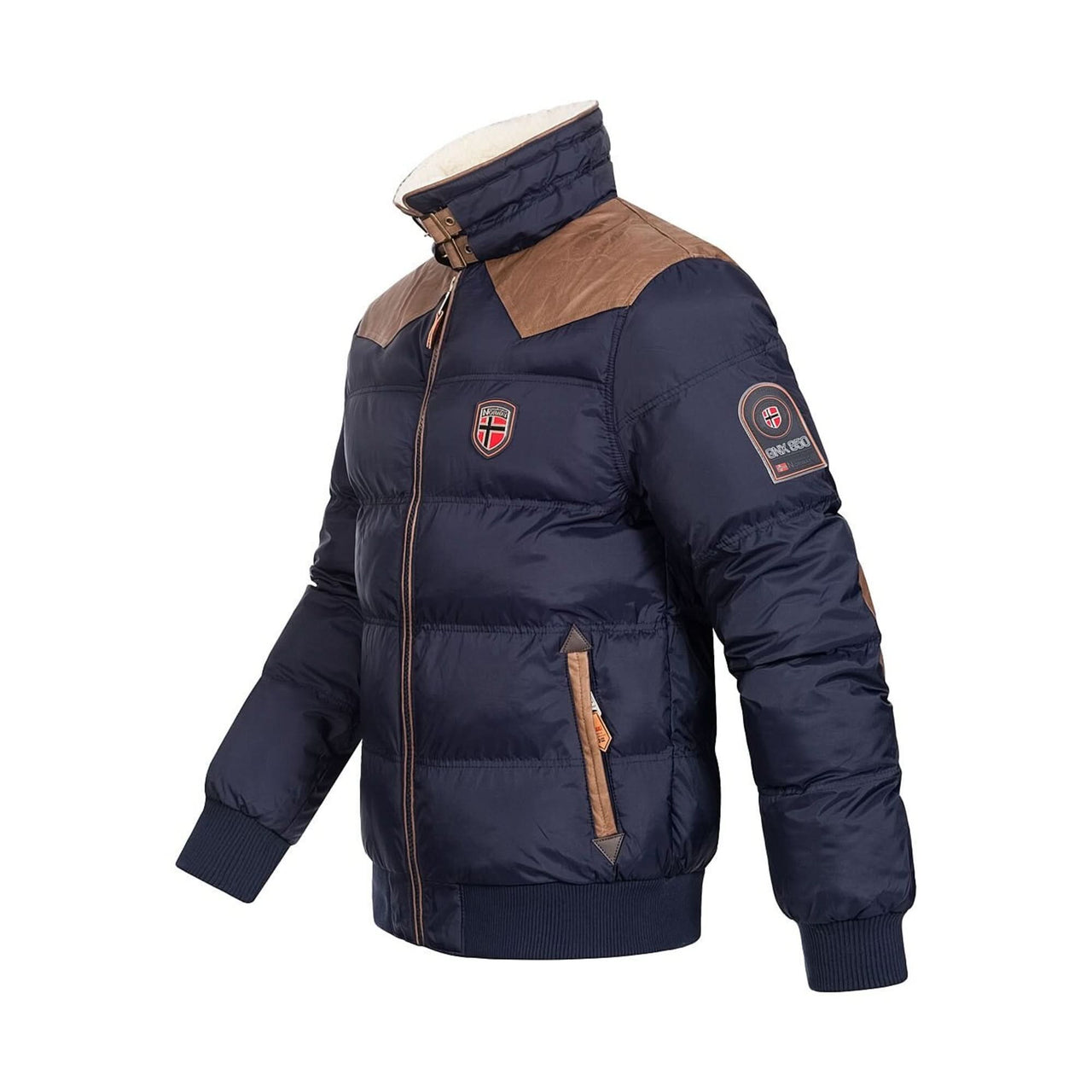 Geographical Norway Abramovitch Homme - Doudoune matelassée Marine - Geographical Norway - S Marine