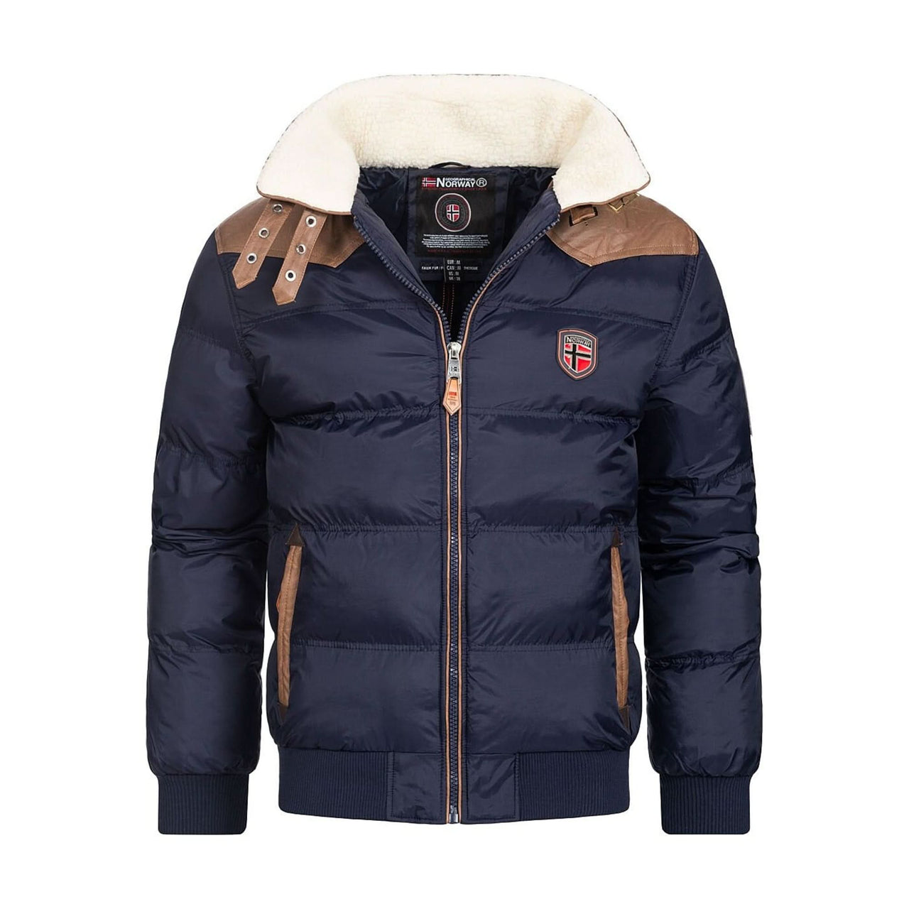 Geographical Norway Abramovitch Homme - Doudoune matelassée Marine - Geographical Norway - S Marine