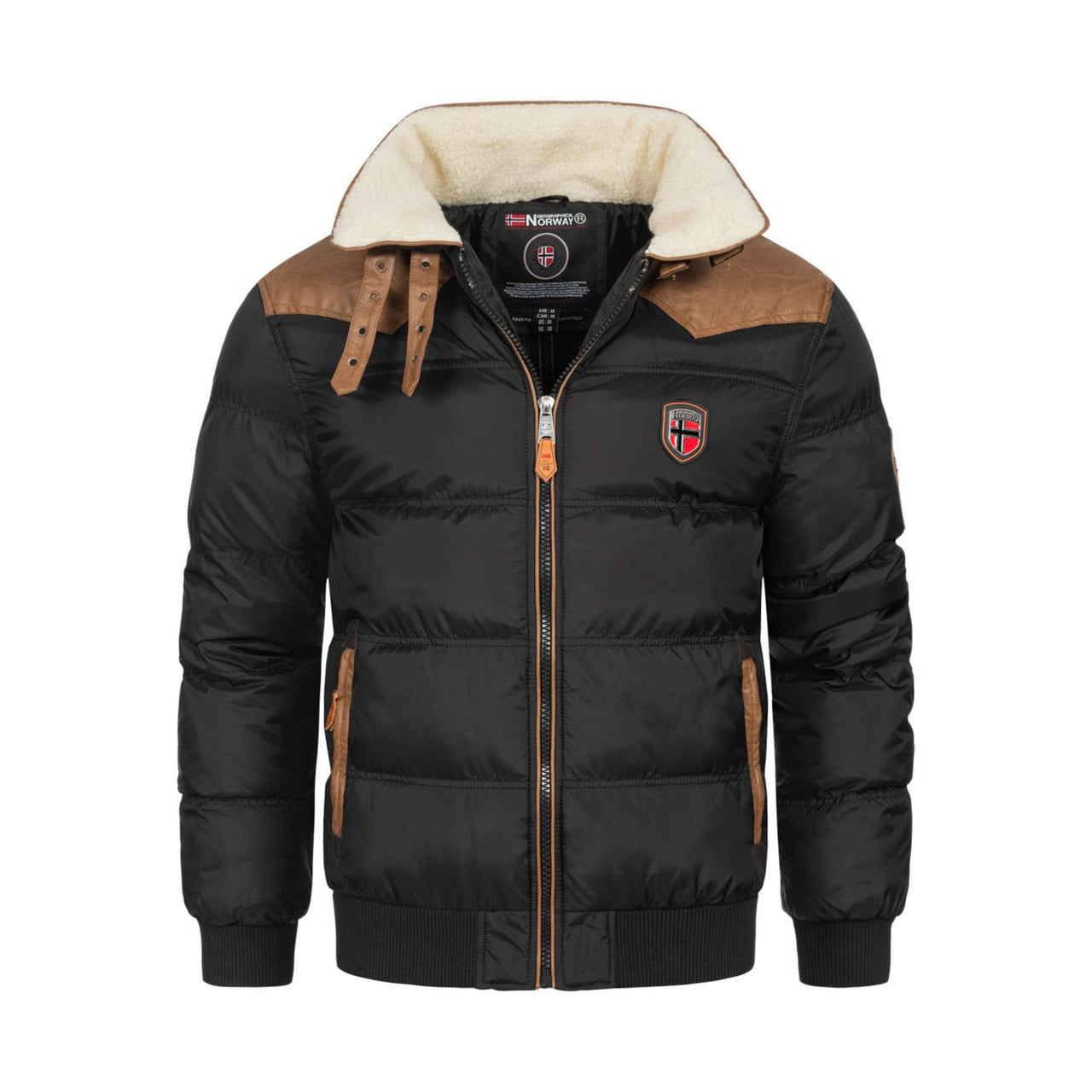 Geographical Norway Abramovitch Homme - Doudoune matelassée Noir - Geographical Norway - S Noir