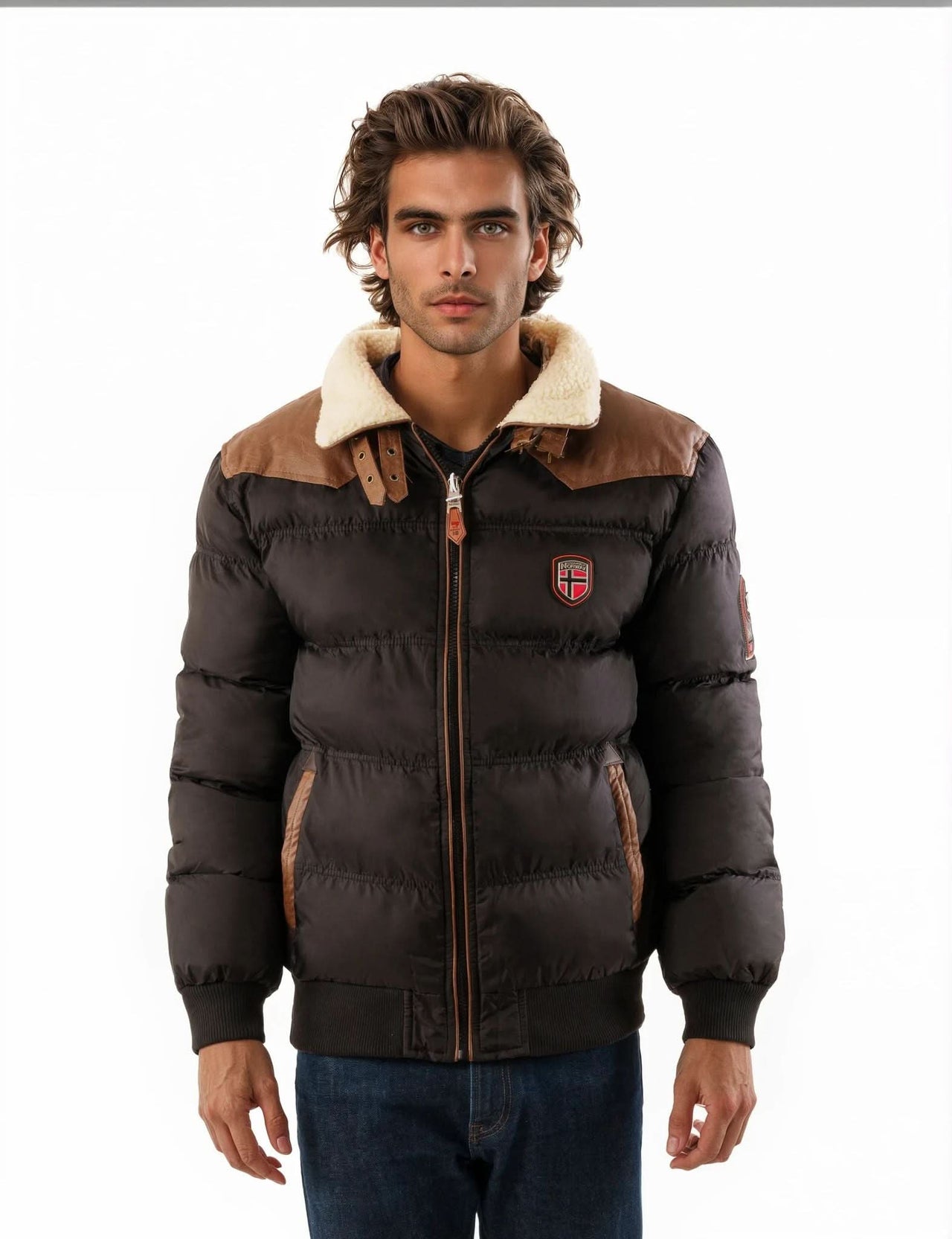 Geographical Norway Abramovitch Homme - Doudoune matelassée Noir - Geographical Norway - S Noir