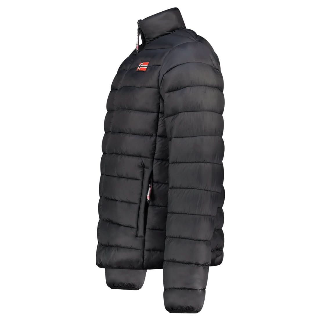 Geographical Norway AMIGOCLERC Man - Quilted Jacket with Contrast - Geographical Norway - S Black