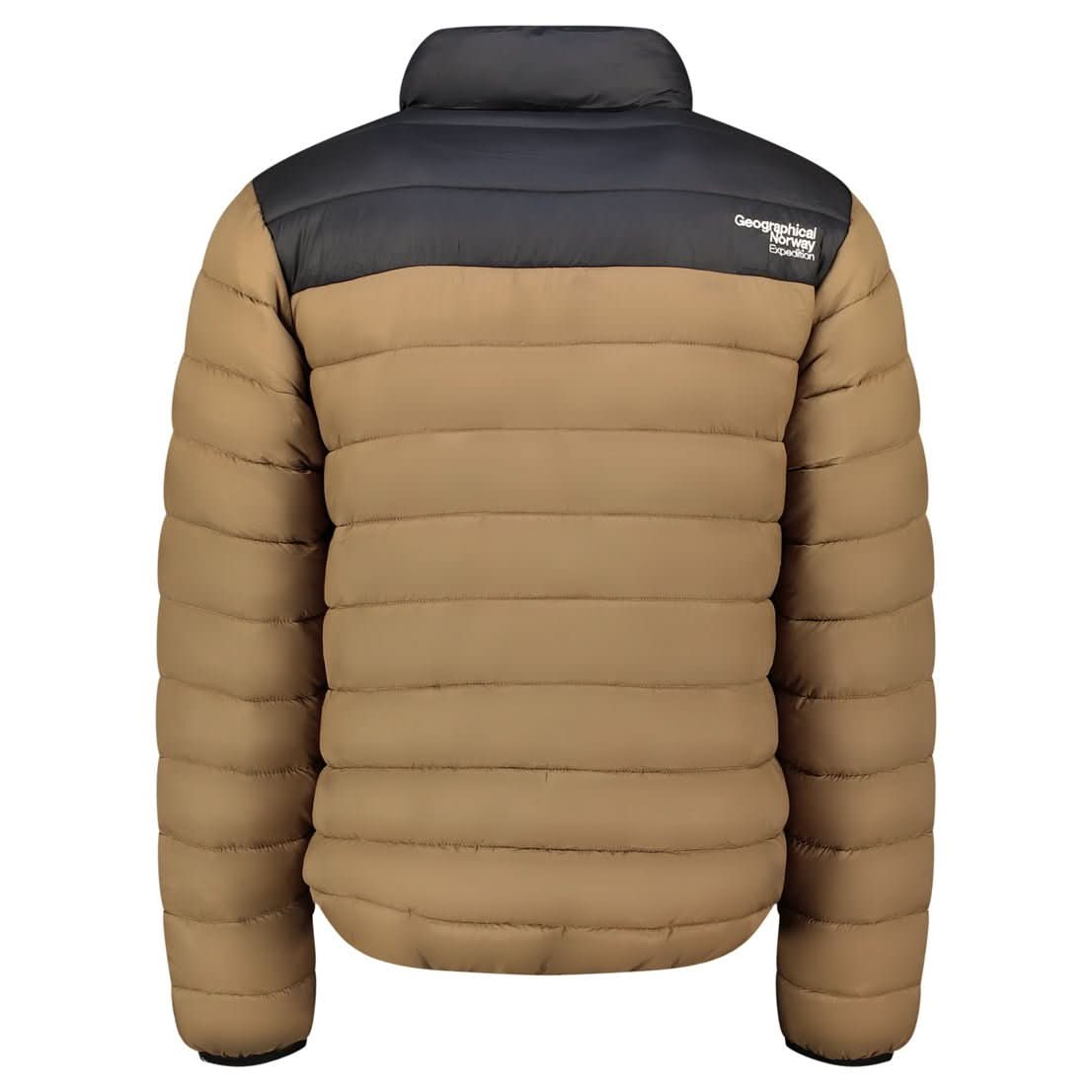 Geographical Norway AMIGOCLERC Man - Quilted Jacket with Contrast - Geographical Norway - S Taupe