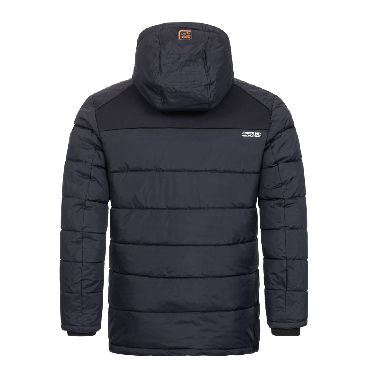 Geographical Norway Beachwood Homme - Puffer jacket bimatière contrastée et matelassée Marine Orange - Geographical Norway - S Marine Orange