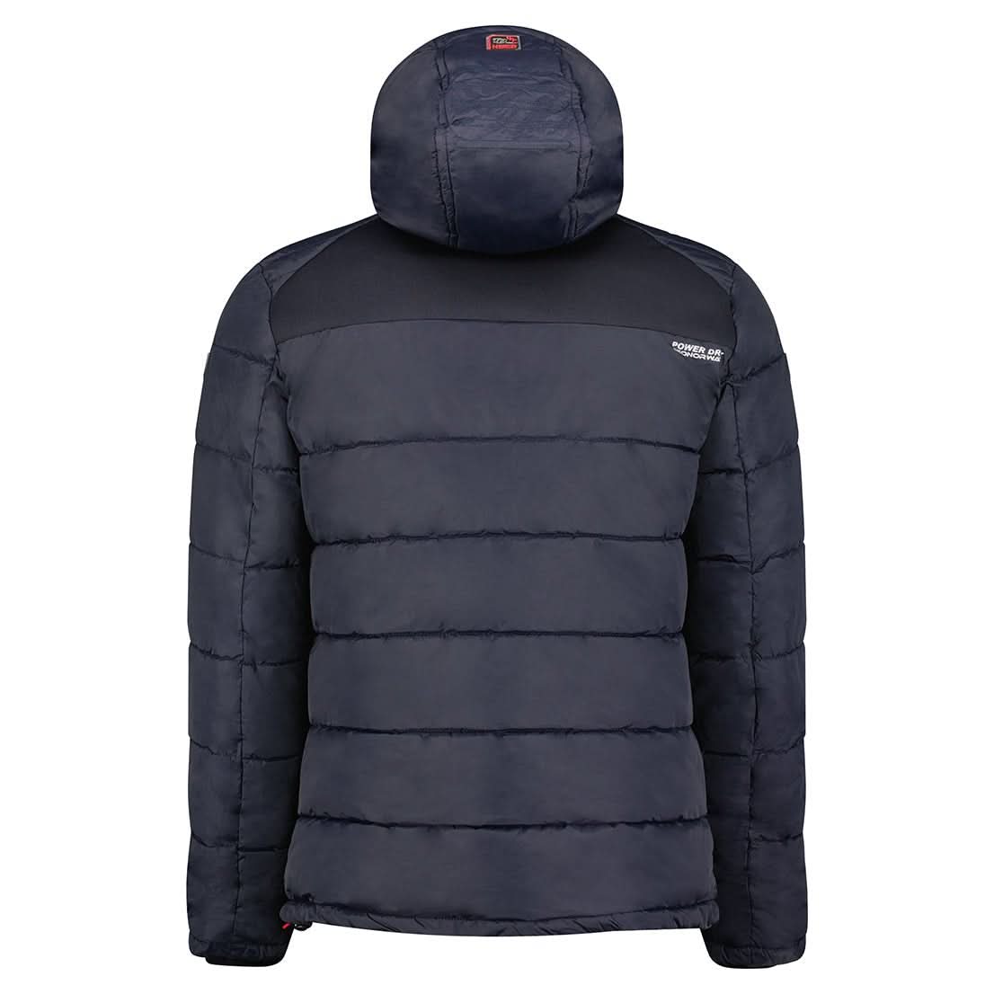 Geographical Norway Beachwood Homme - Puffer jacket bimatière contrastée et matelassée Navy Red - Geographical Norway - S Navy Red