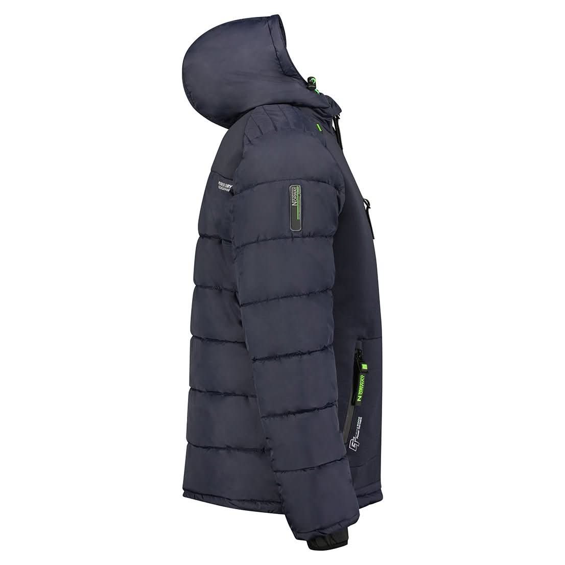 Geographical Norway Beachwood Homme - Puffer jacket bimatière contrastée et matelassée Navy Green - Geographical Norway - S Navy Green