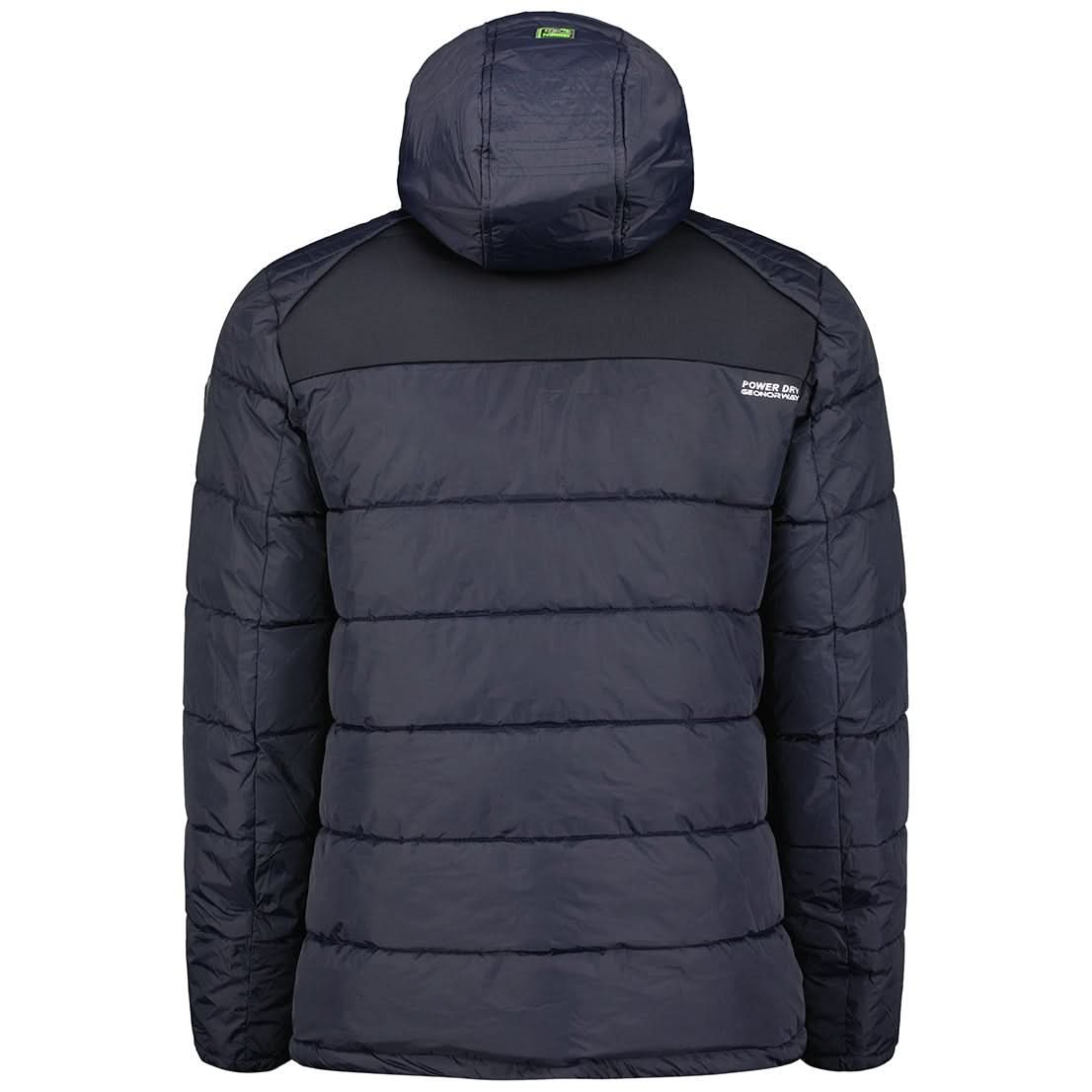 Geographical Norway Beachwood Homme - Puffer jacket bimatière contrastée et matelassée Navy Green - Geographical Norway - S Navy Green